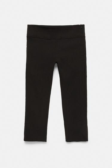 Wide-waist capris — Black 6