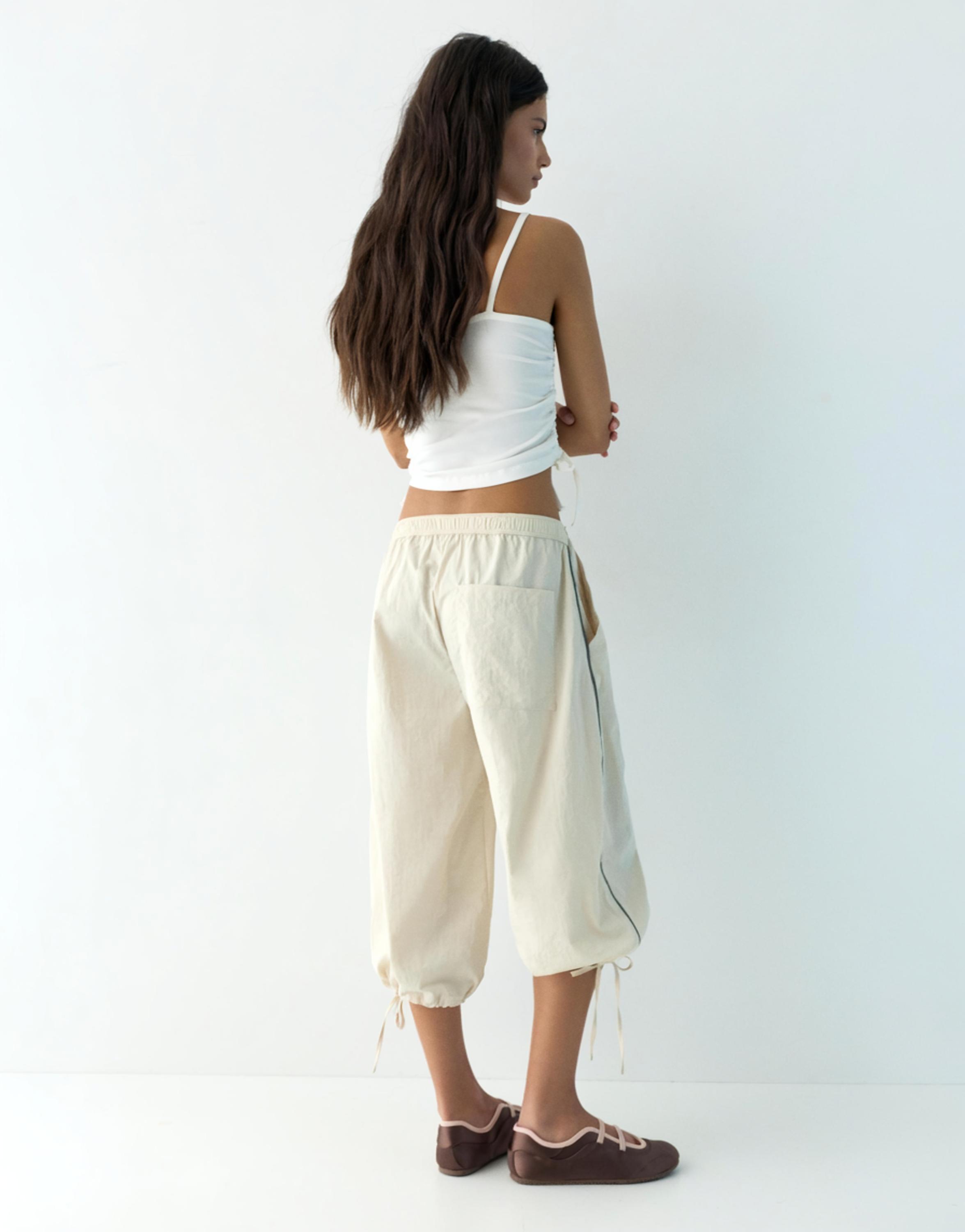 Teknik kapri şalvar pantolon - Görsel 12