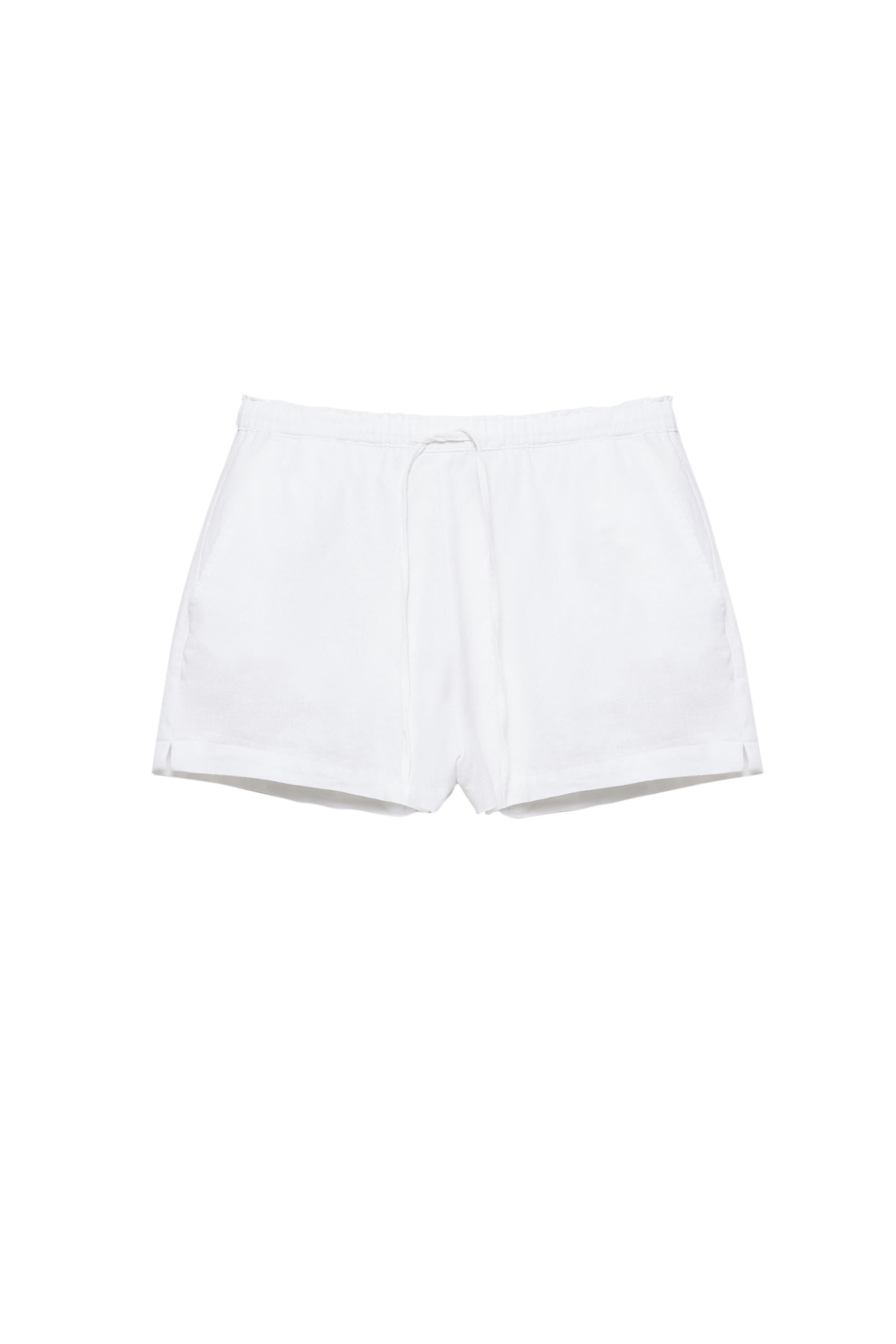 Ketenli şort - Görsel 3