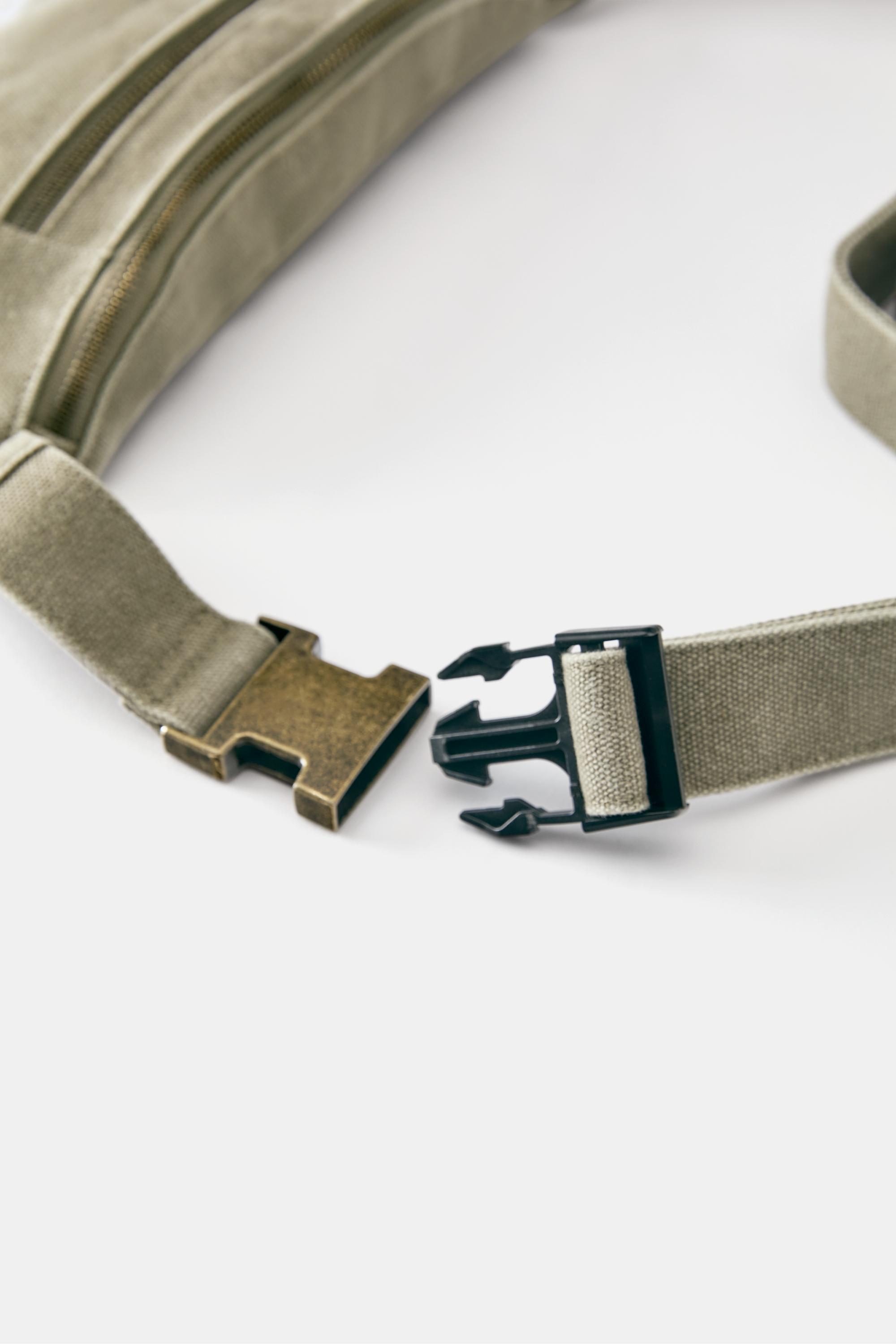 Canvas belt bag — Khaki