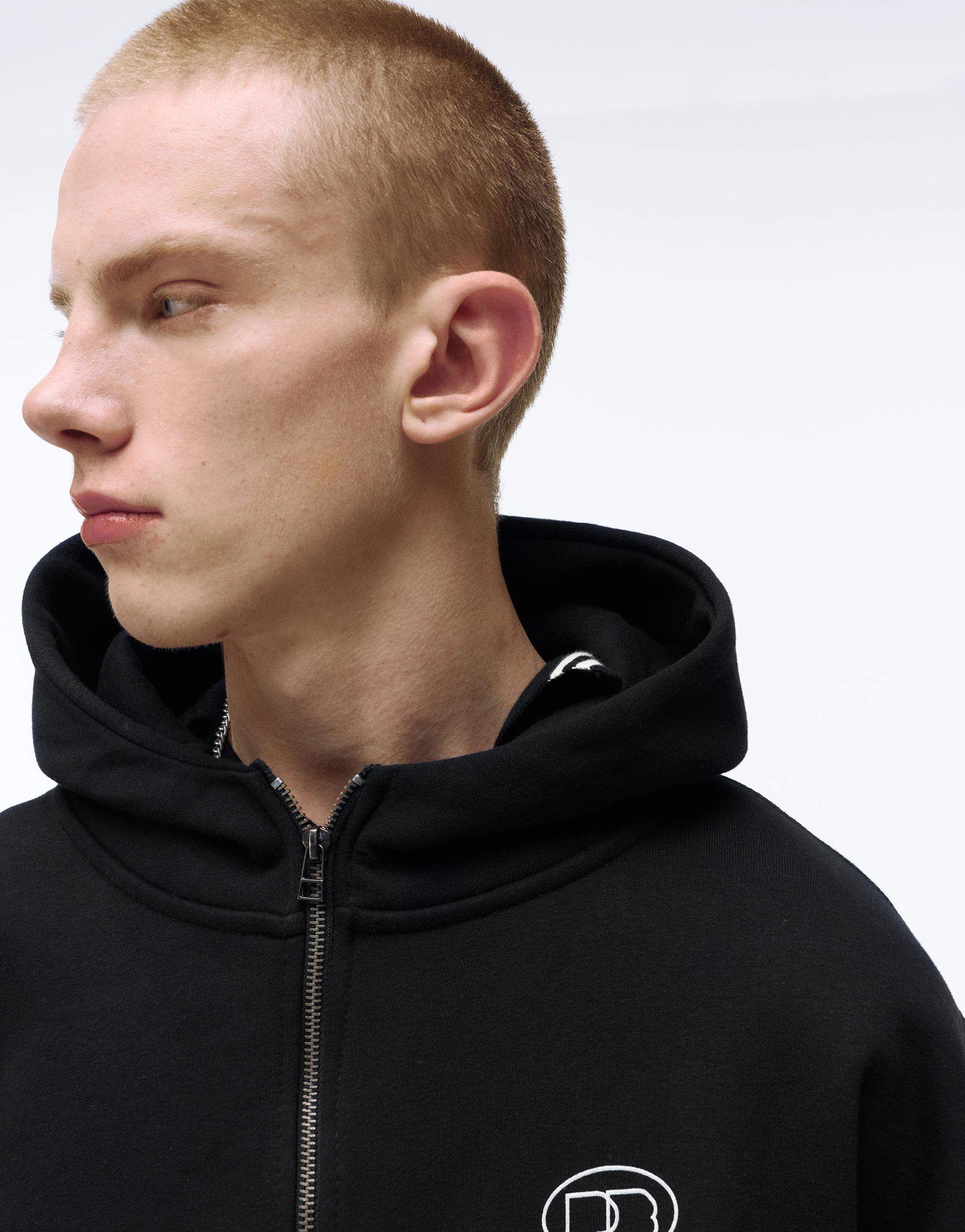 Fermuarlı kapüşonlu sweatshirt - Görsel 13