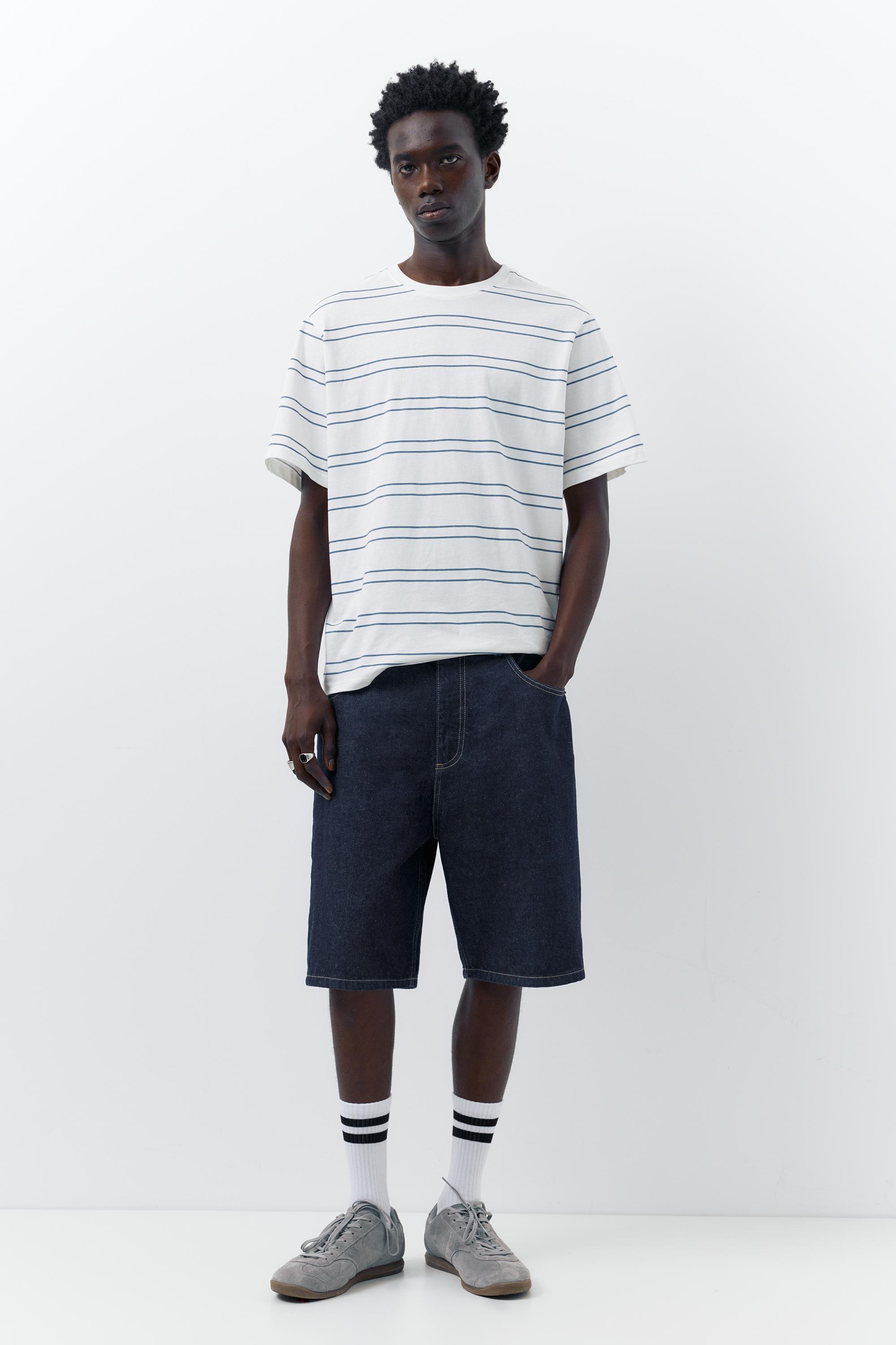 Baggy denim bermuda - Görsel 122