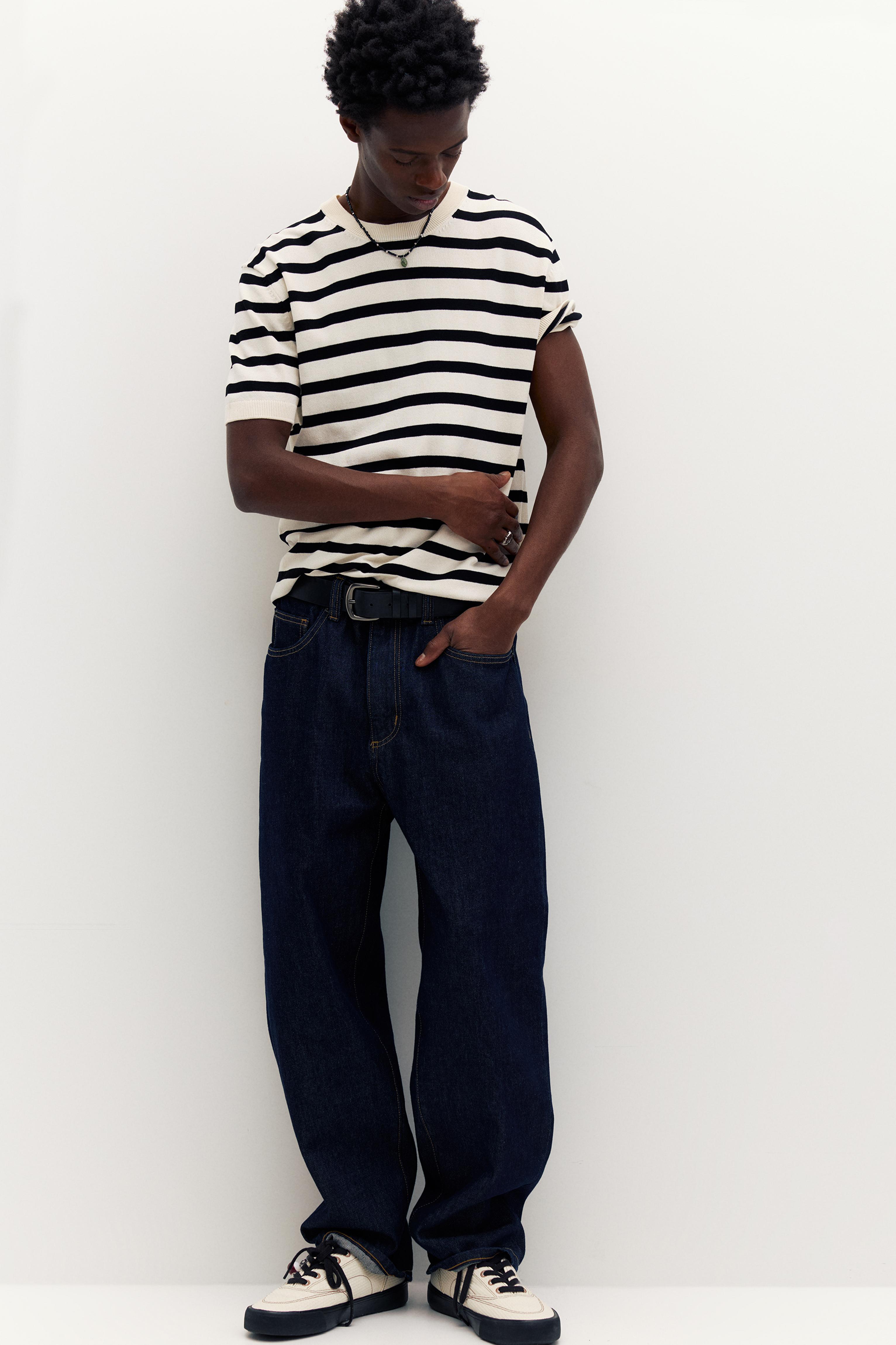 Short sleeve jumper — White/Black