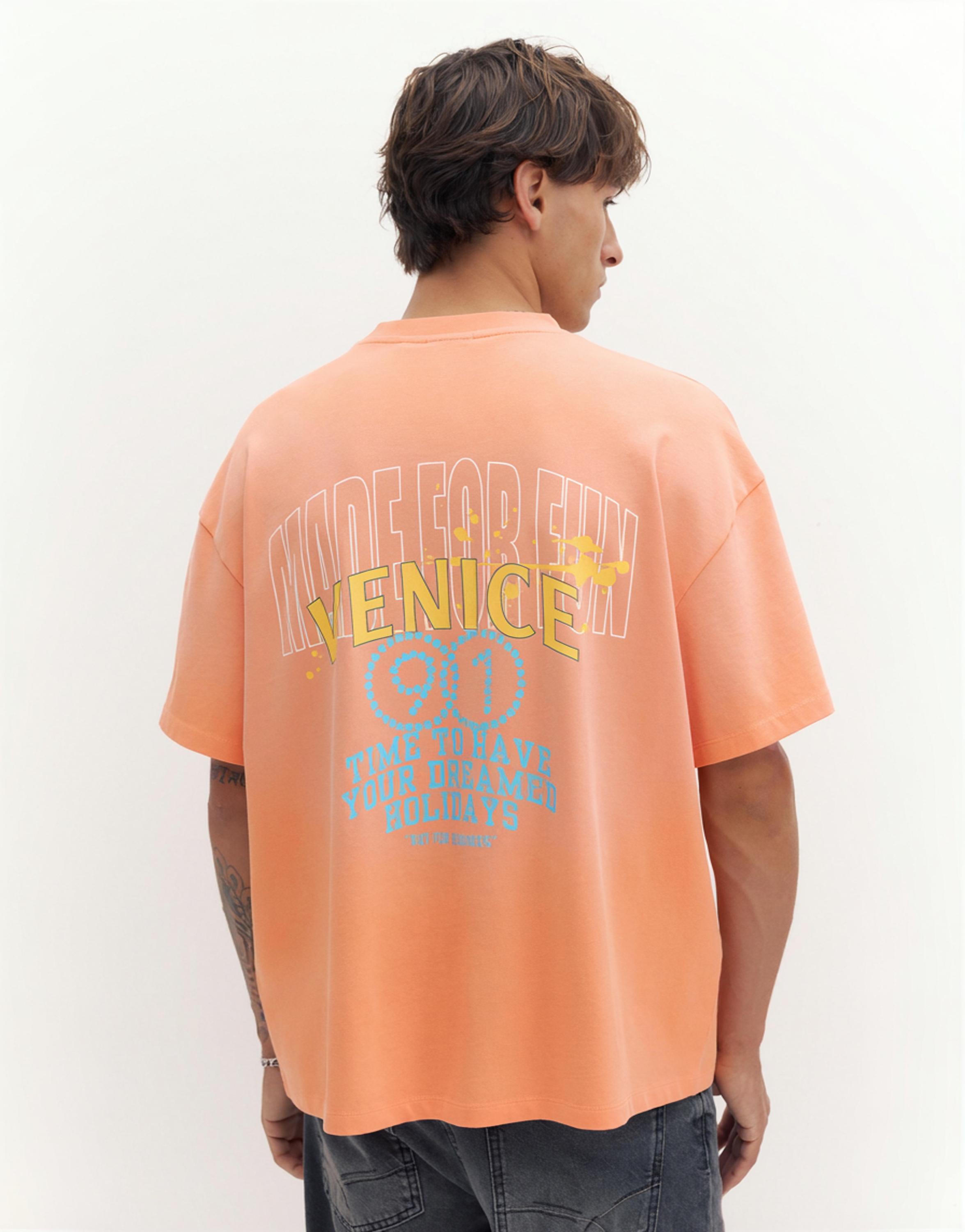Venice grafikli t-shirt - Görsel 7