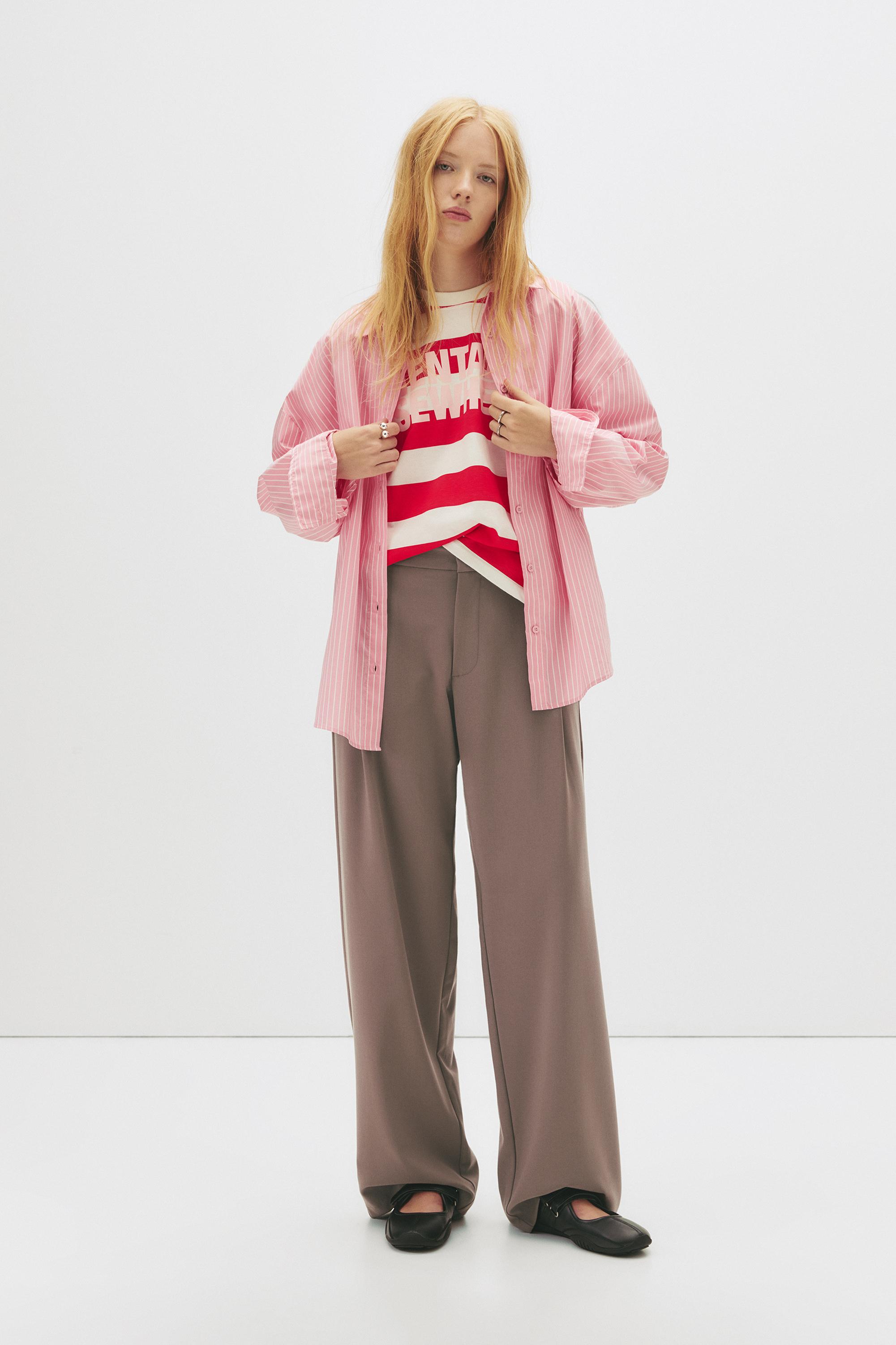Darted smart trousers — Brown