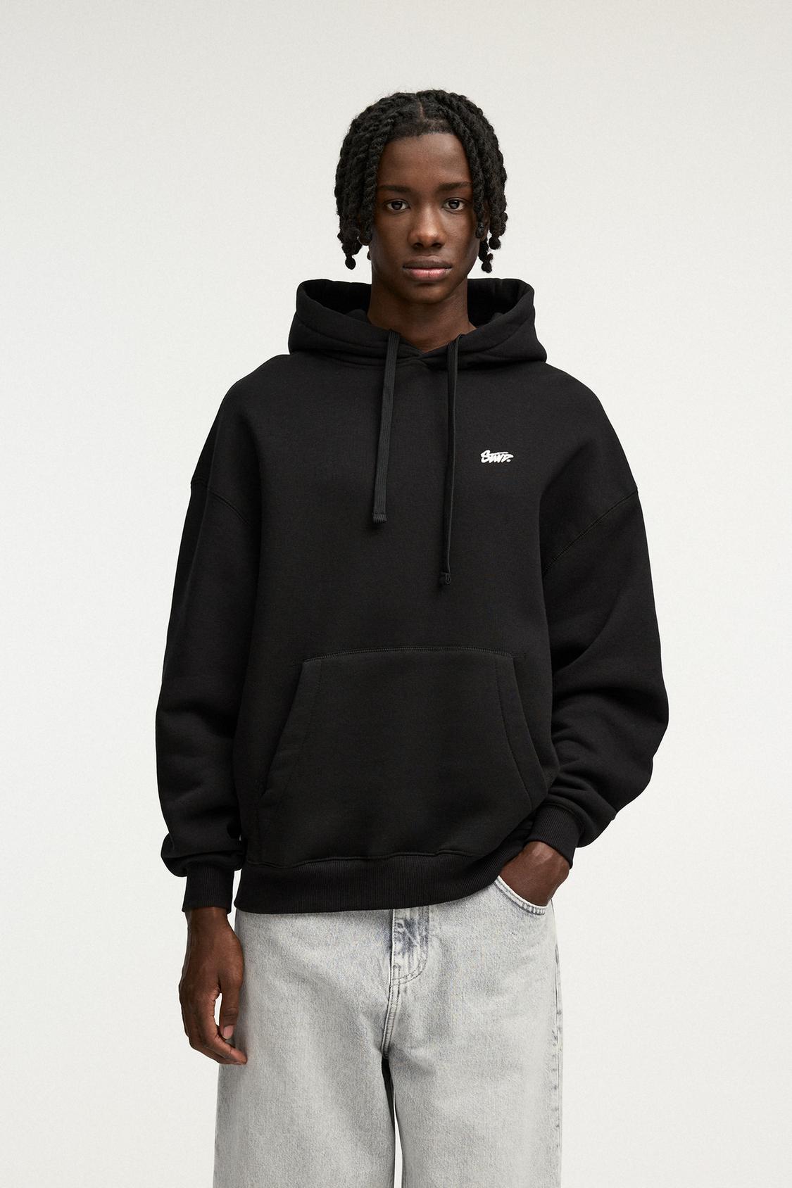 Sweater Hoodie Sudadera Logo Pull And Bear Hoodie STWD