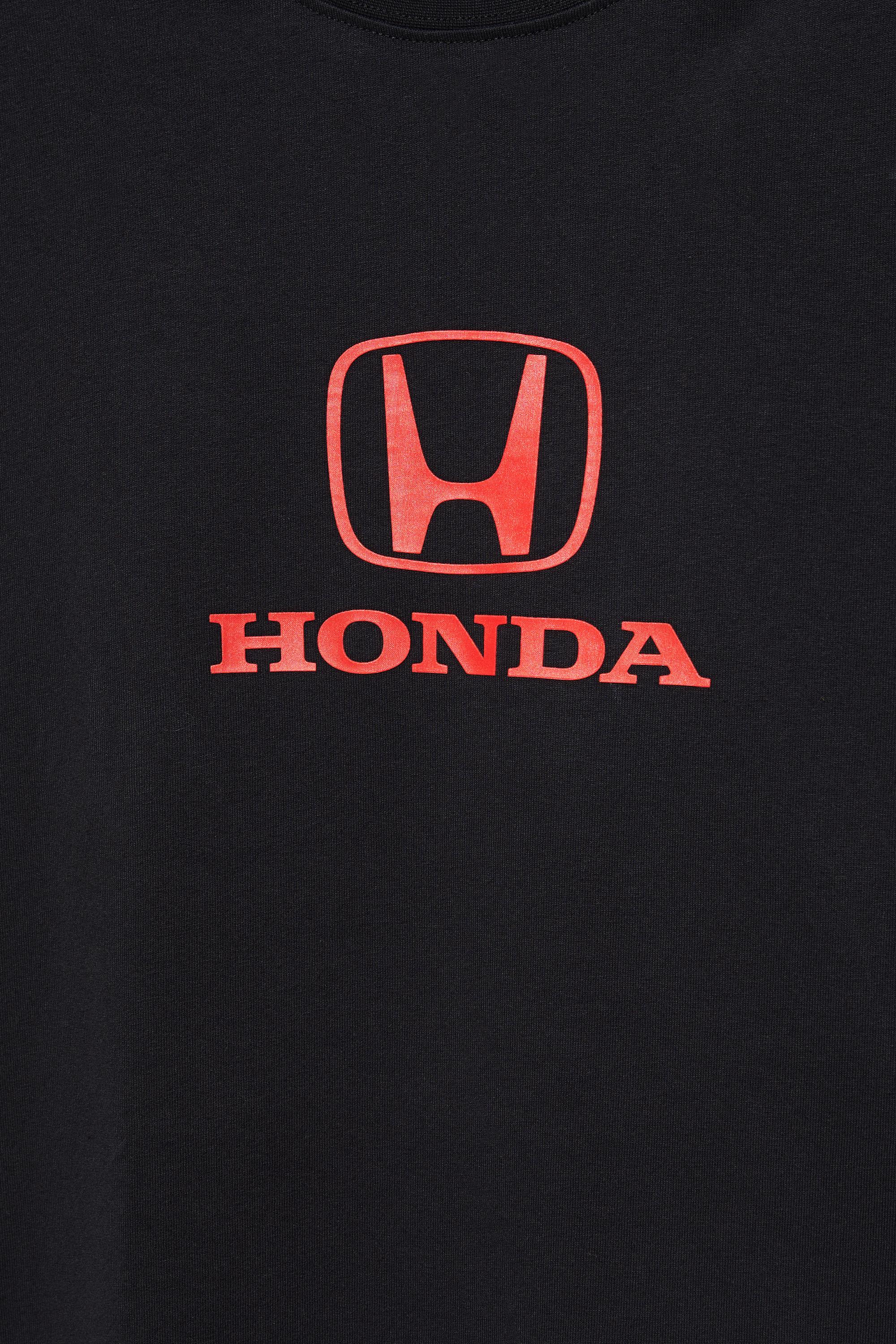 Relaxed fit Honda logo T-shirt — Black