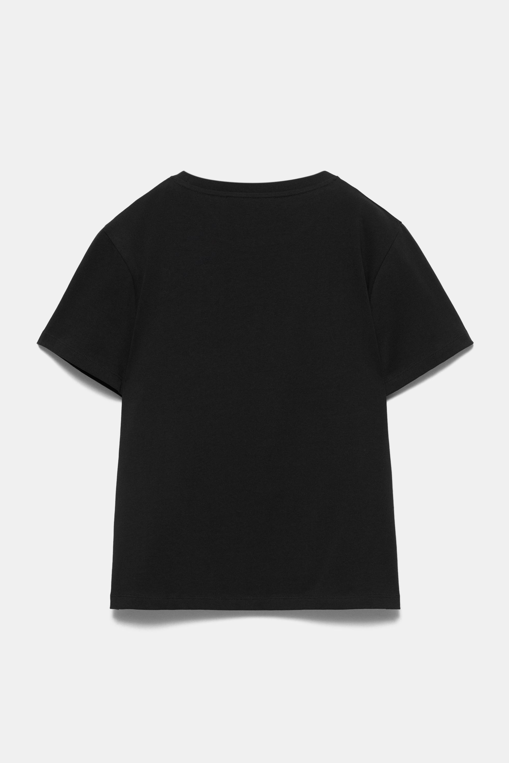 Short sleeve T-shirt 100% cotton — Black