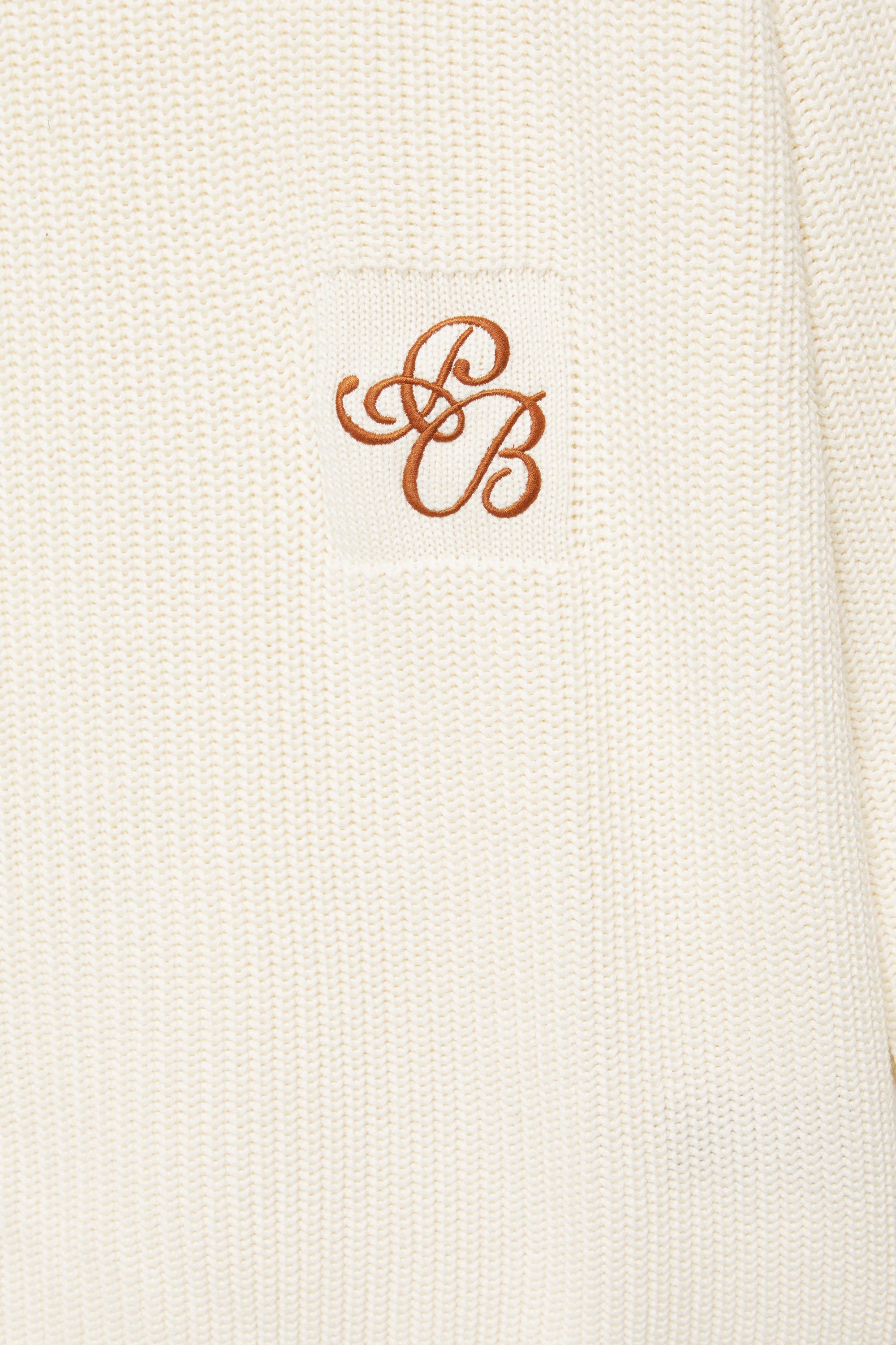 Embroidered jumper — Off white