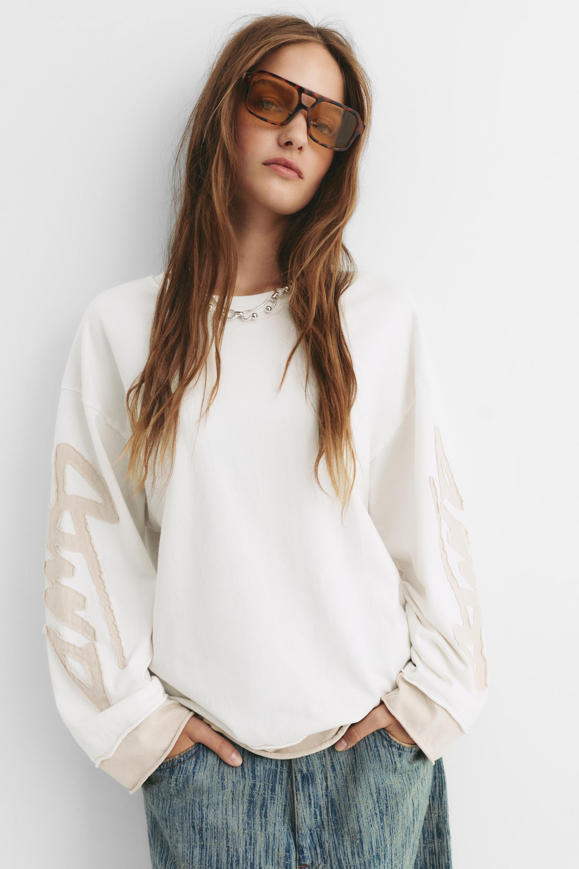 Stwd T-Shirt Mit Kontrast-Patch