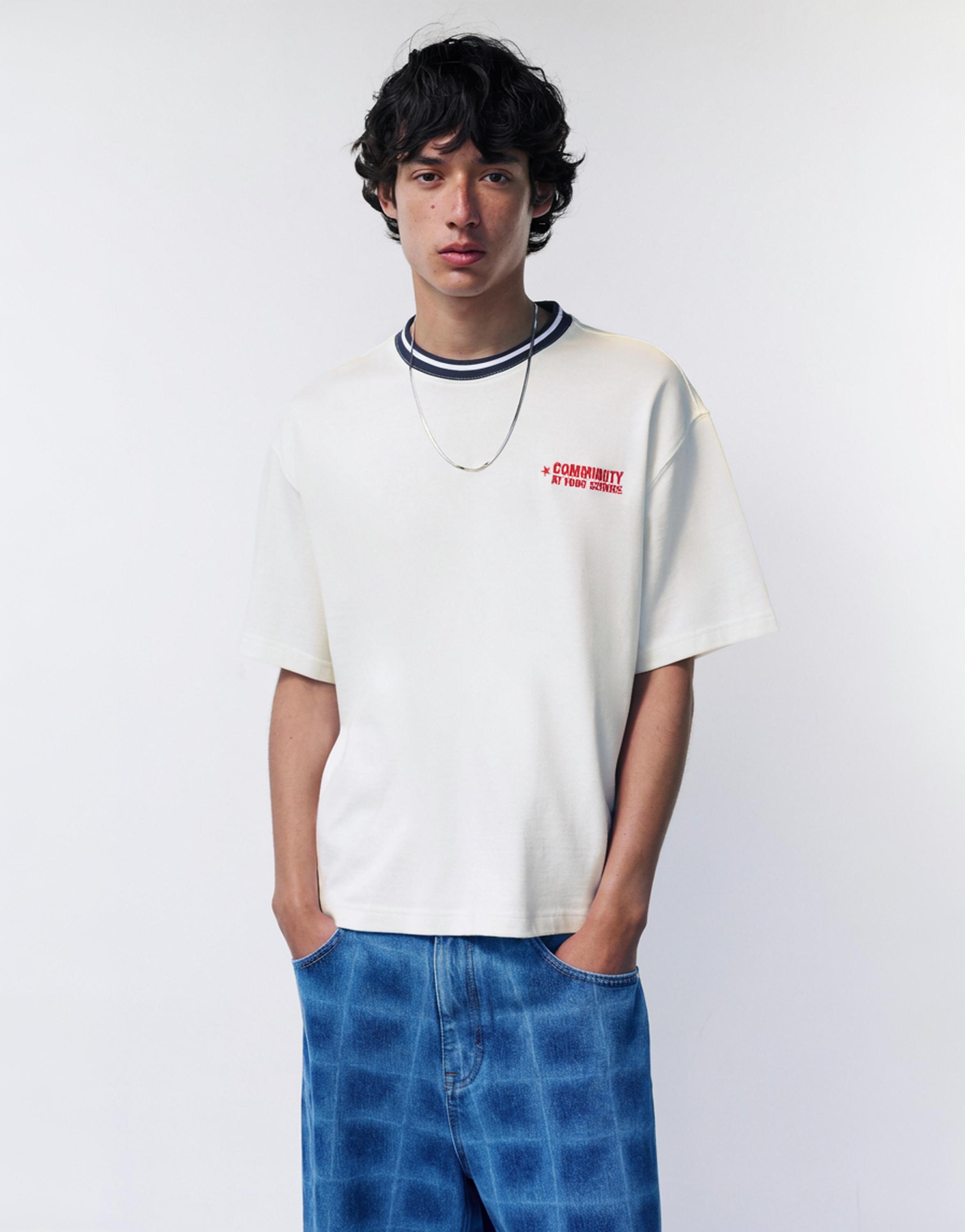 91 grafik baskılı t-shirt - Görsel 12
