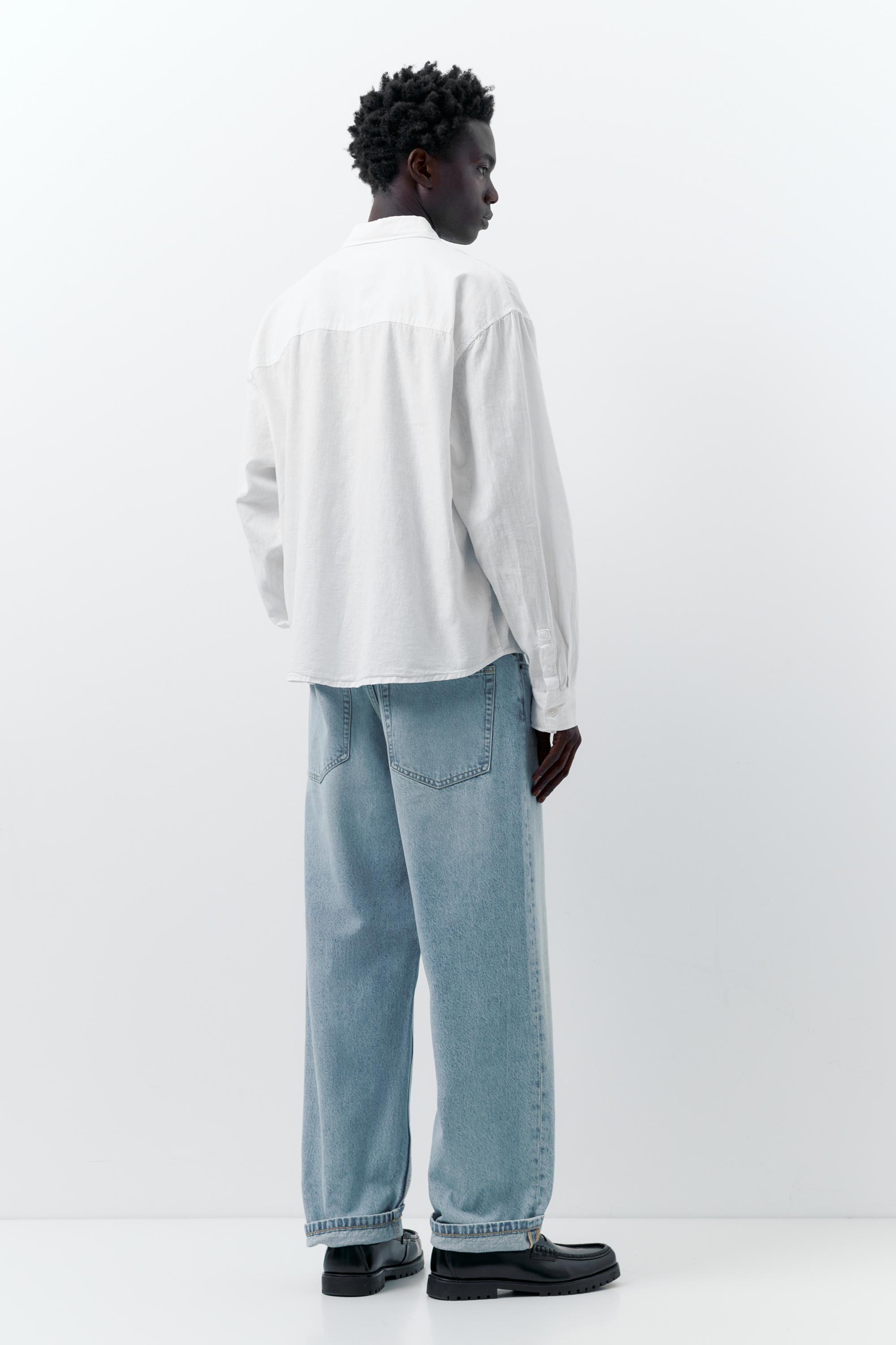 Ketenli gömlek - Görsel 44