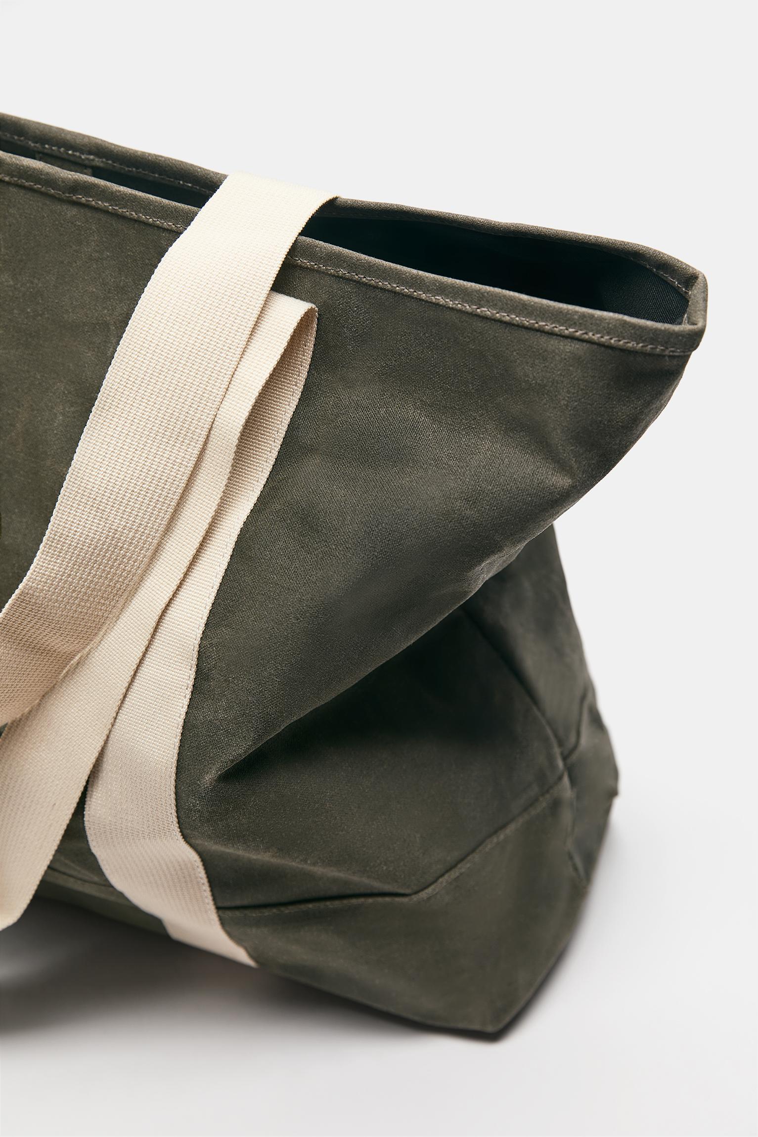 STWD eskitme görünümlü tote çanta - Görsel 48