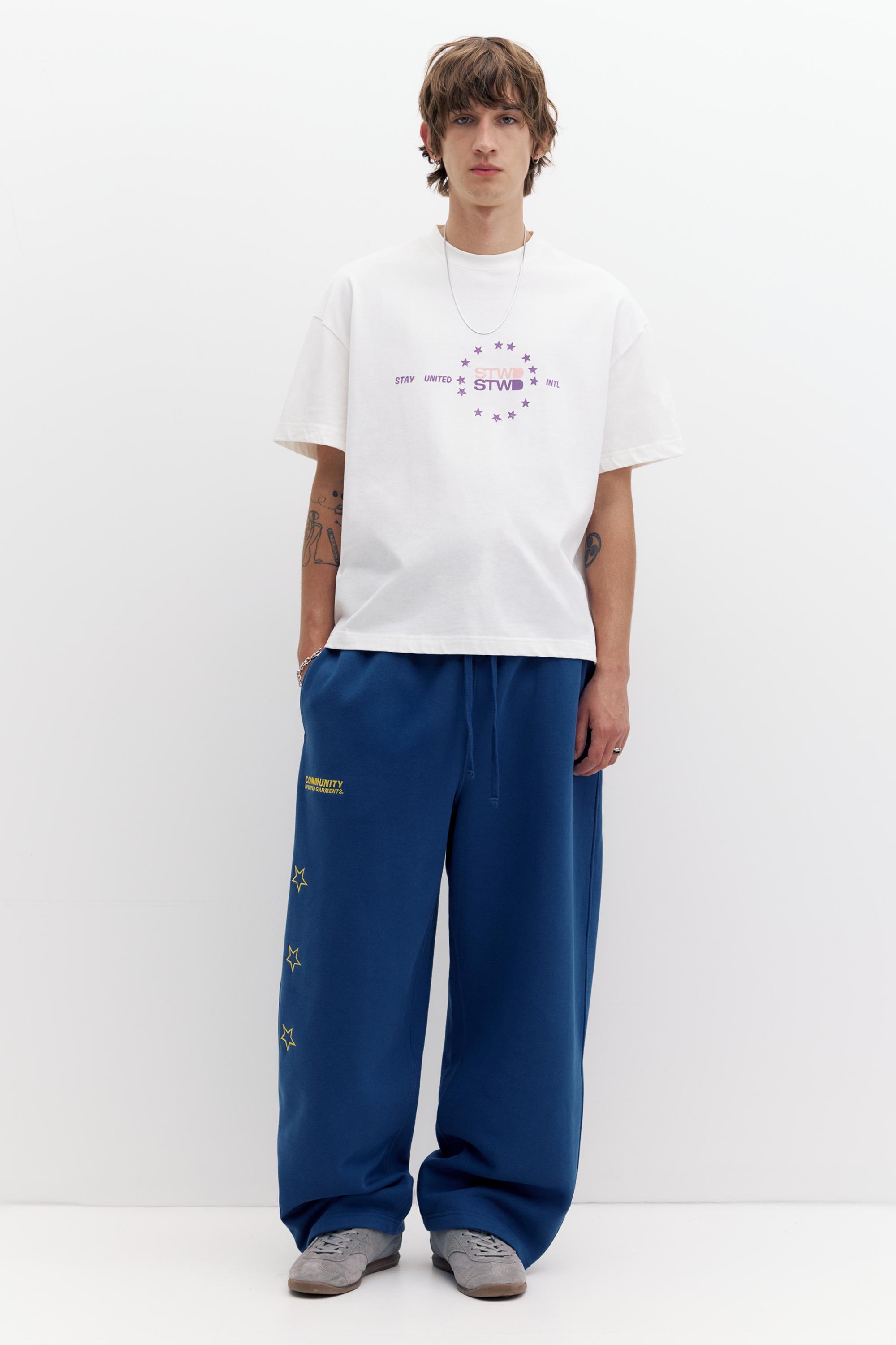 STWD yıldız baskılı t-shirt - Görsel 9