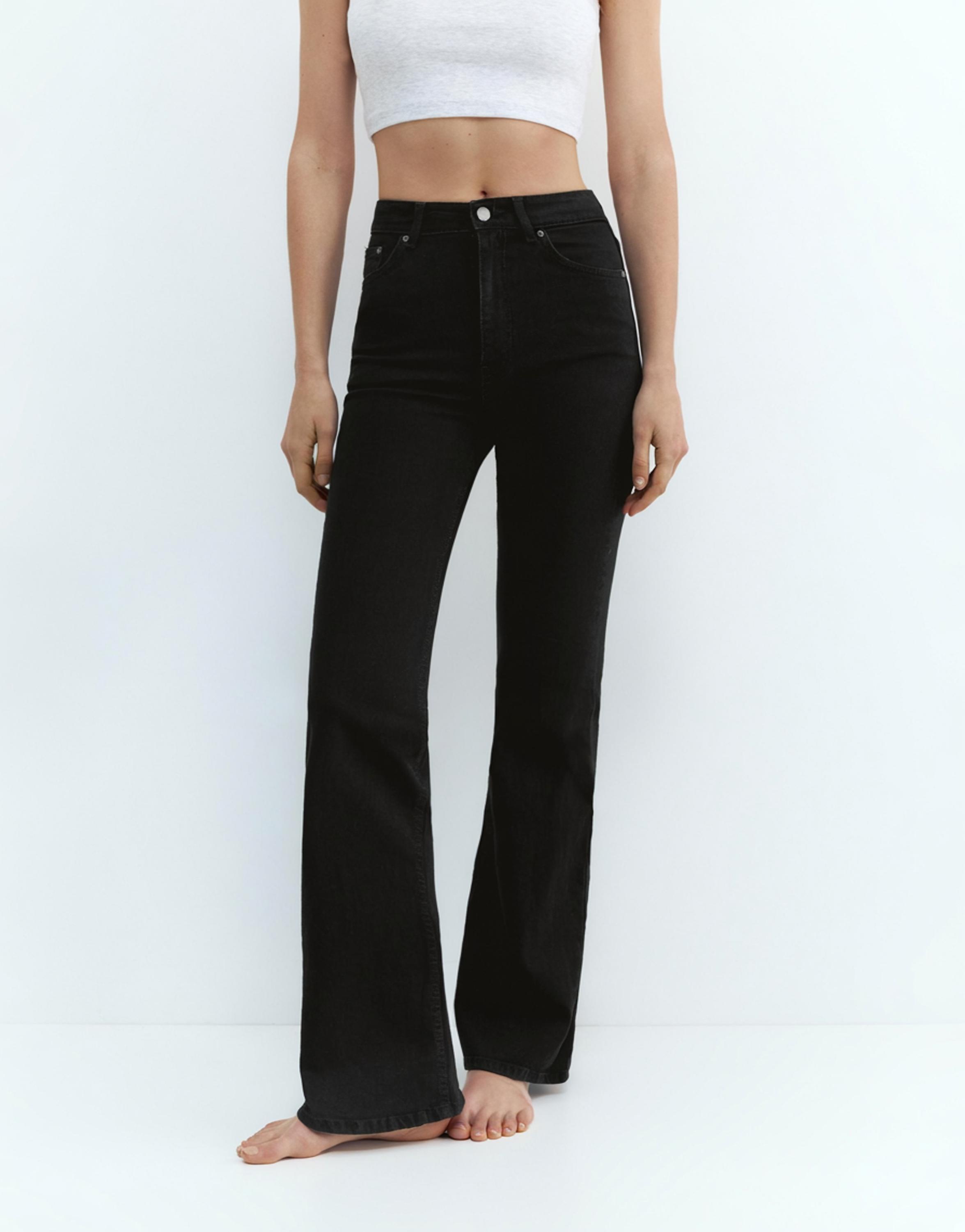 Yüksek bel çan paça jean - Görsel 8