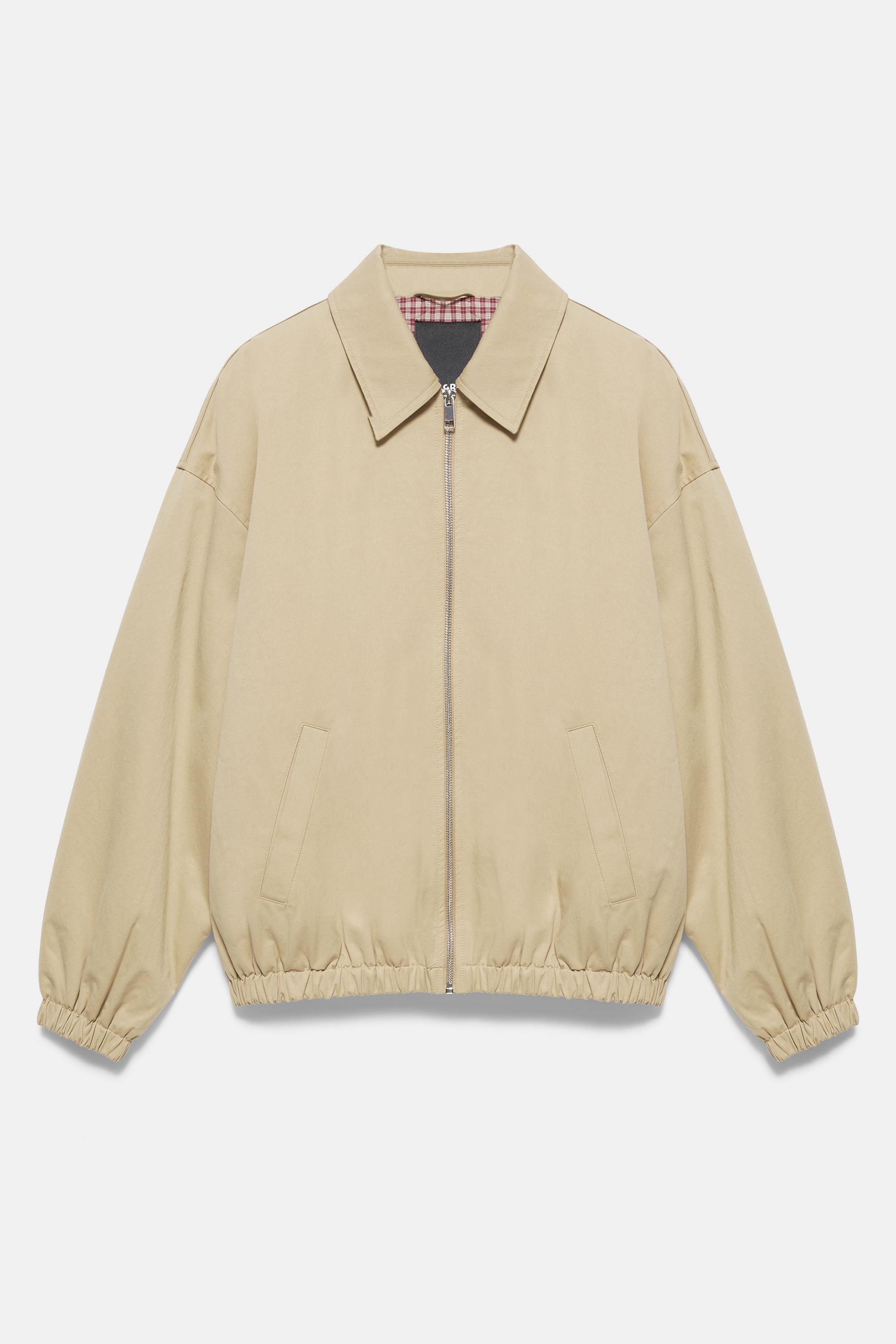 100% cotton jacket — Sand