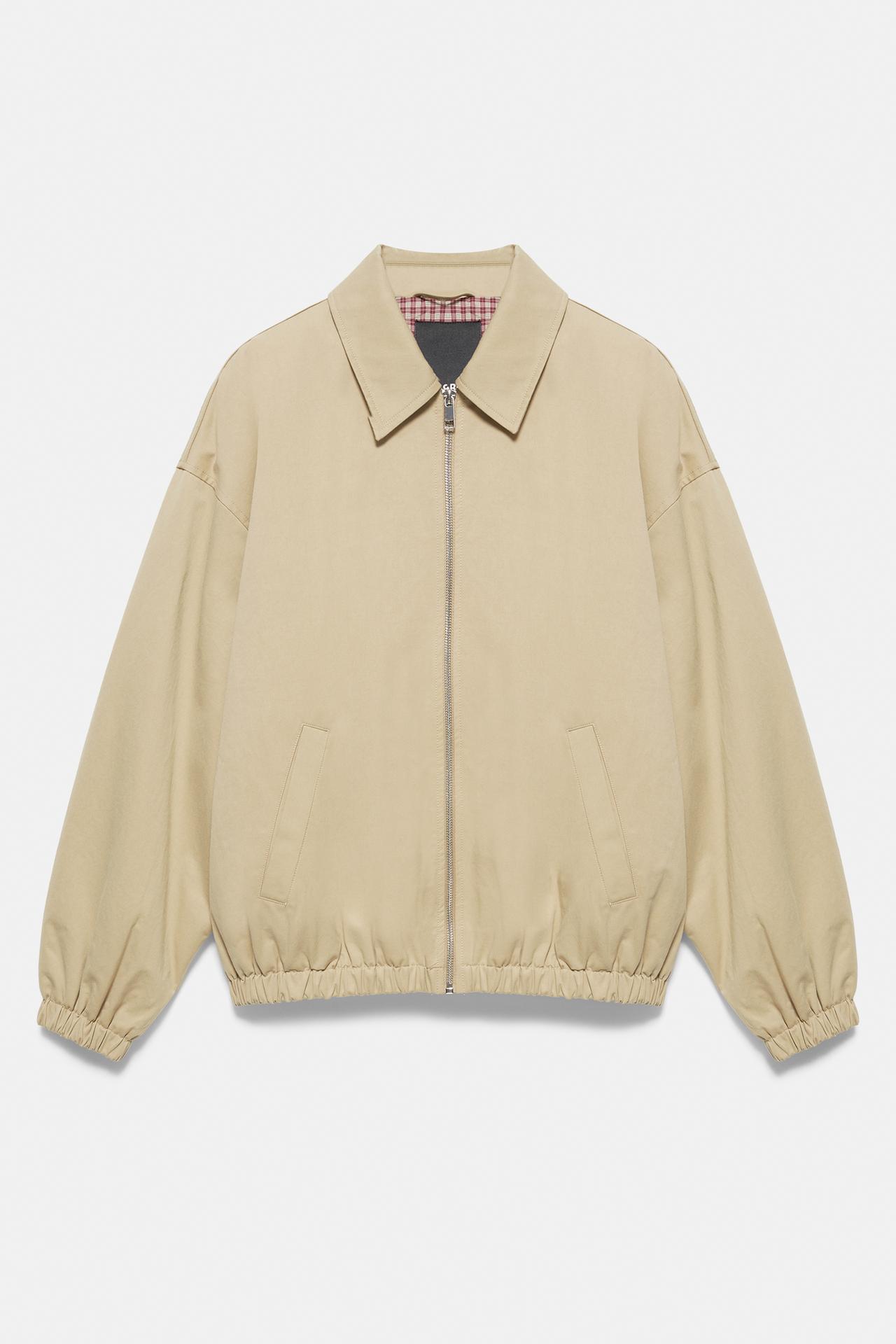 100% cotton jacket — Sand