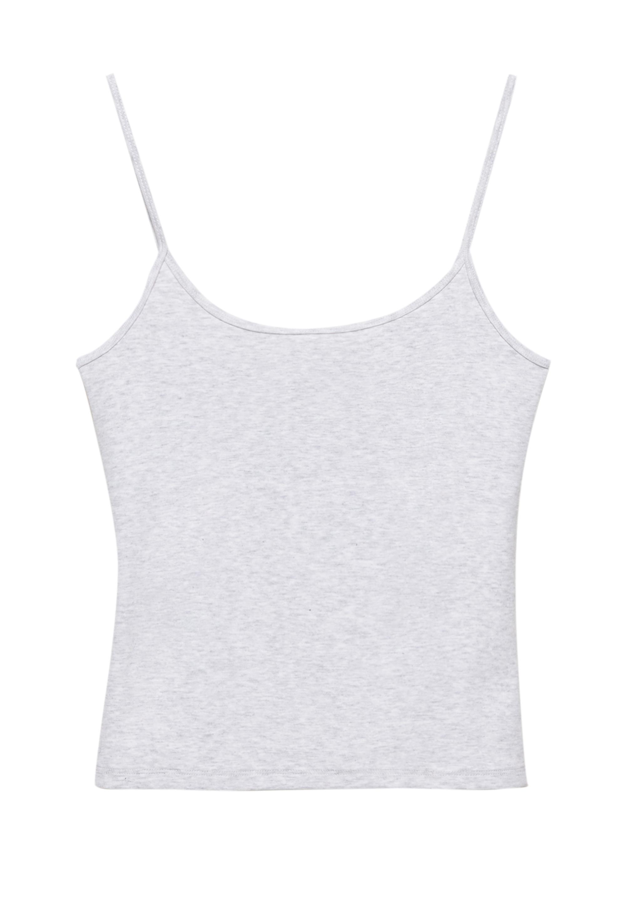 İnce askılı tişört