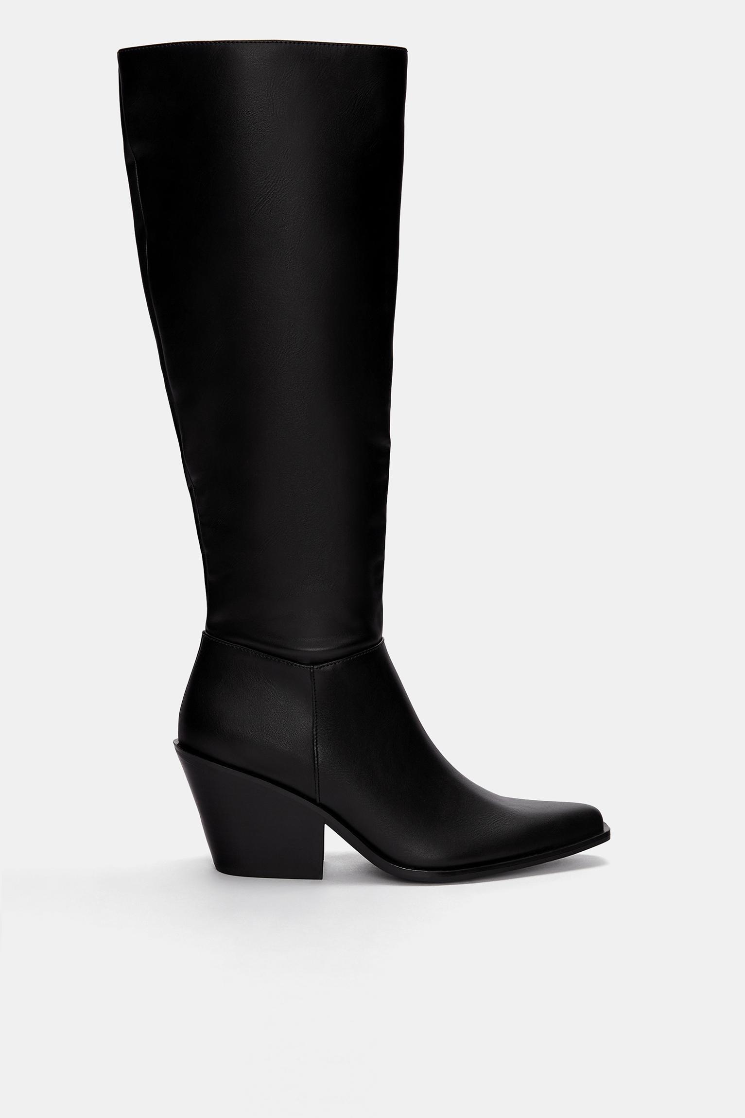 High heeled boots pull bear