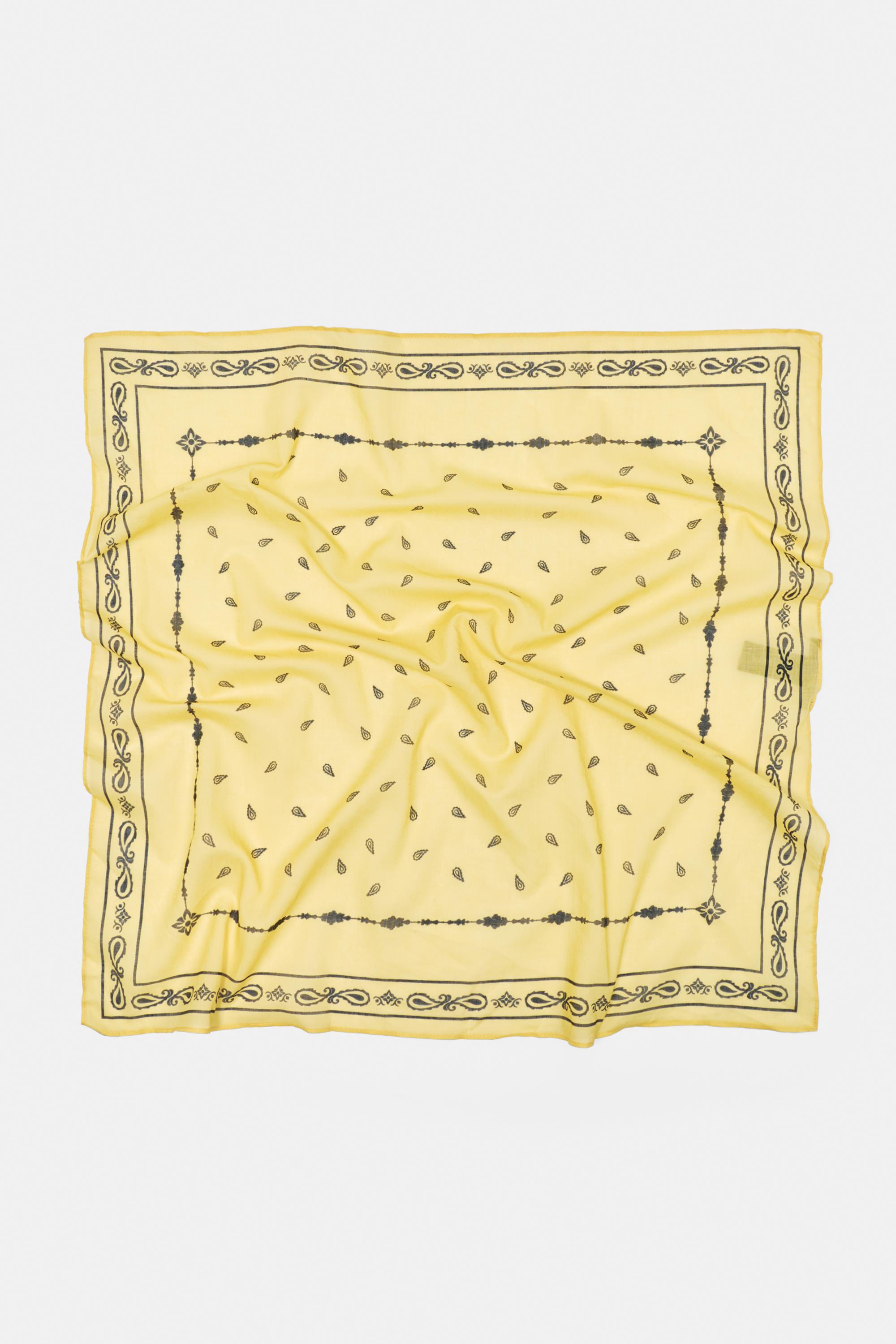 Printed bandana — Yellow