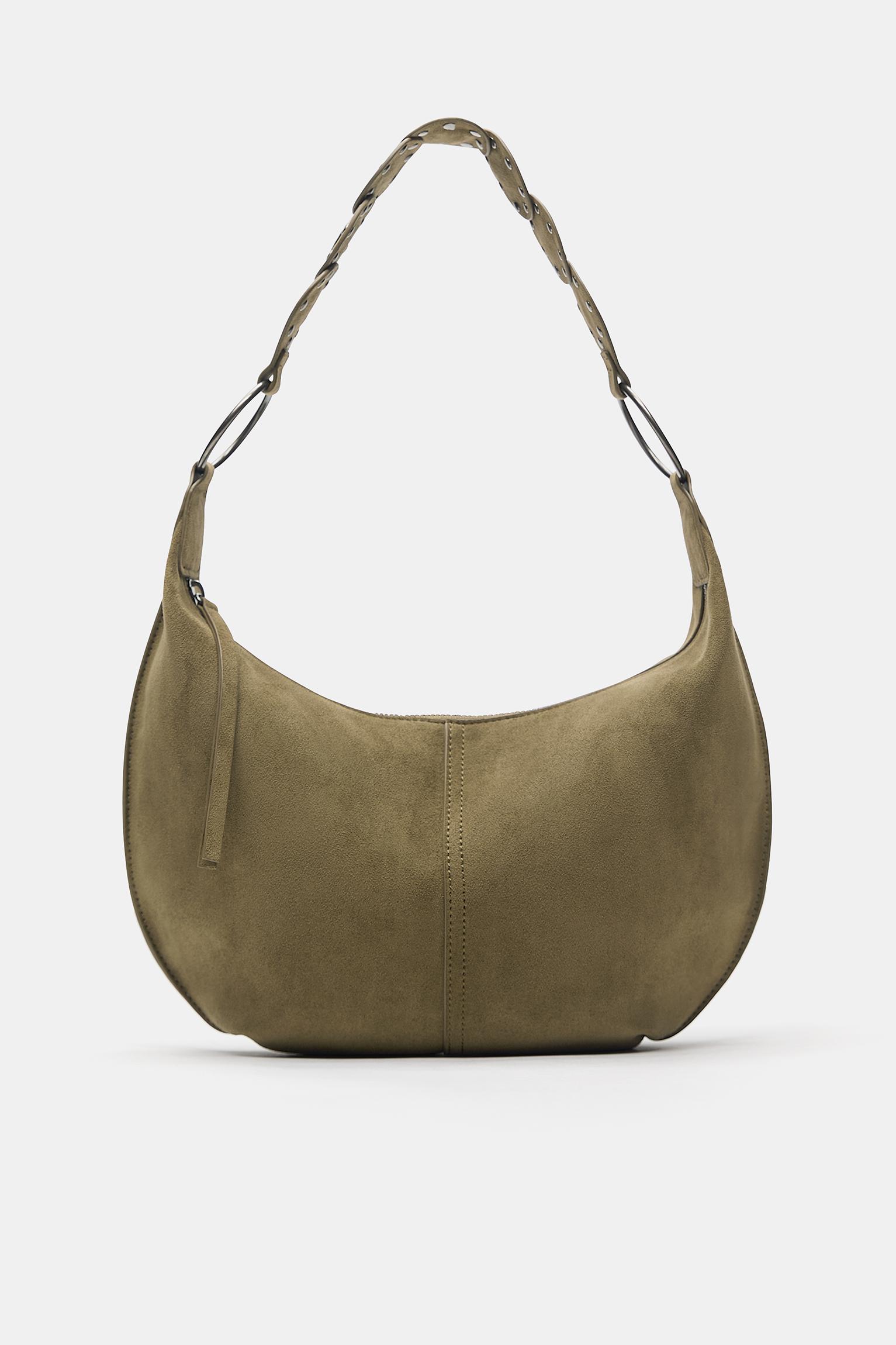 Zımba detaylı omuz çantası - Görsel 24