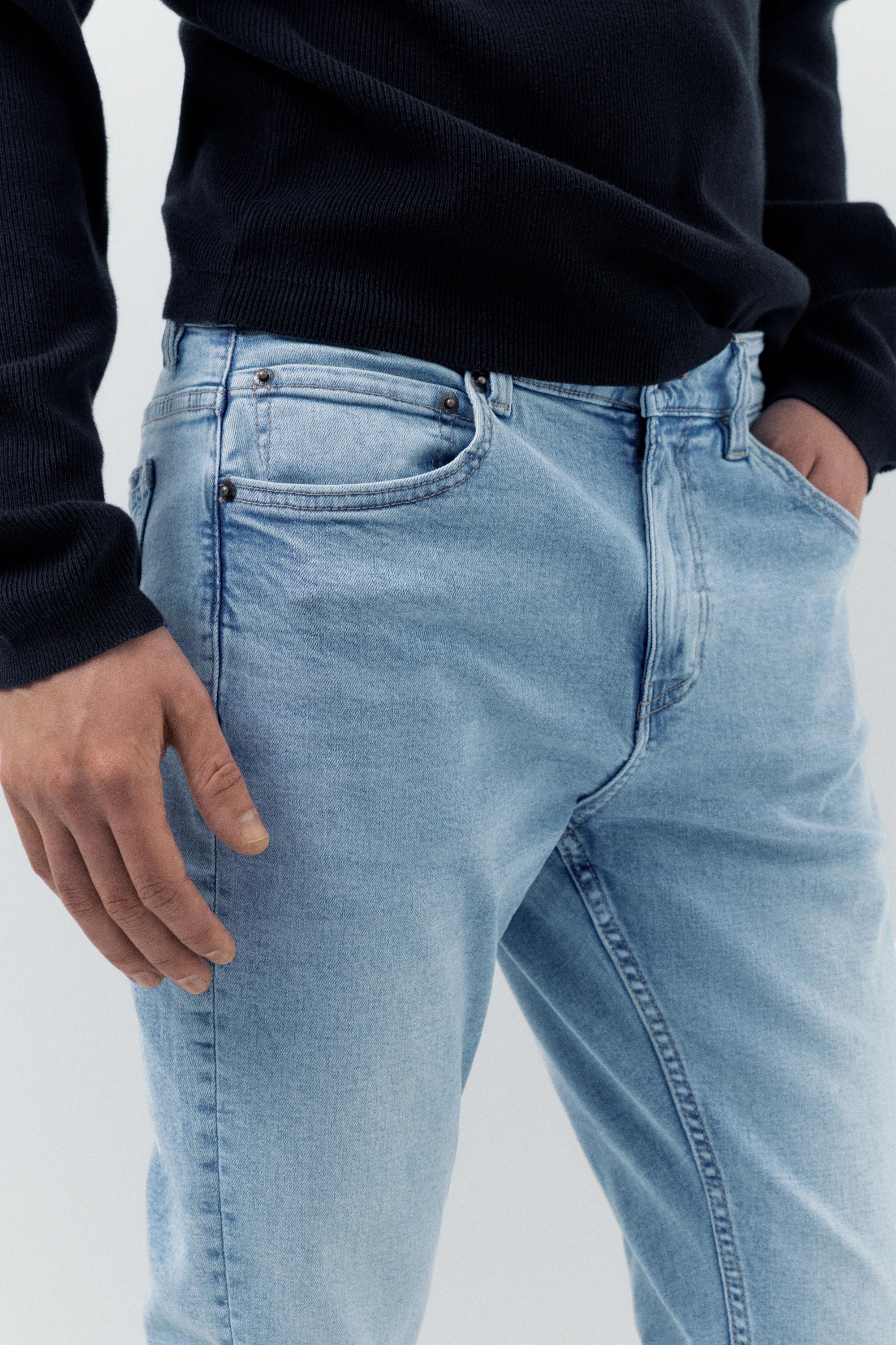 Basic skinny jeans — Pale indigo
