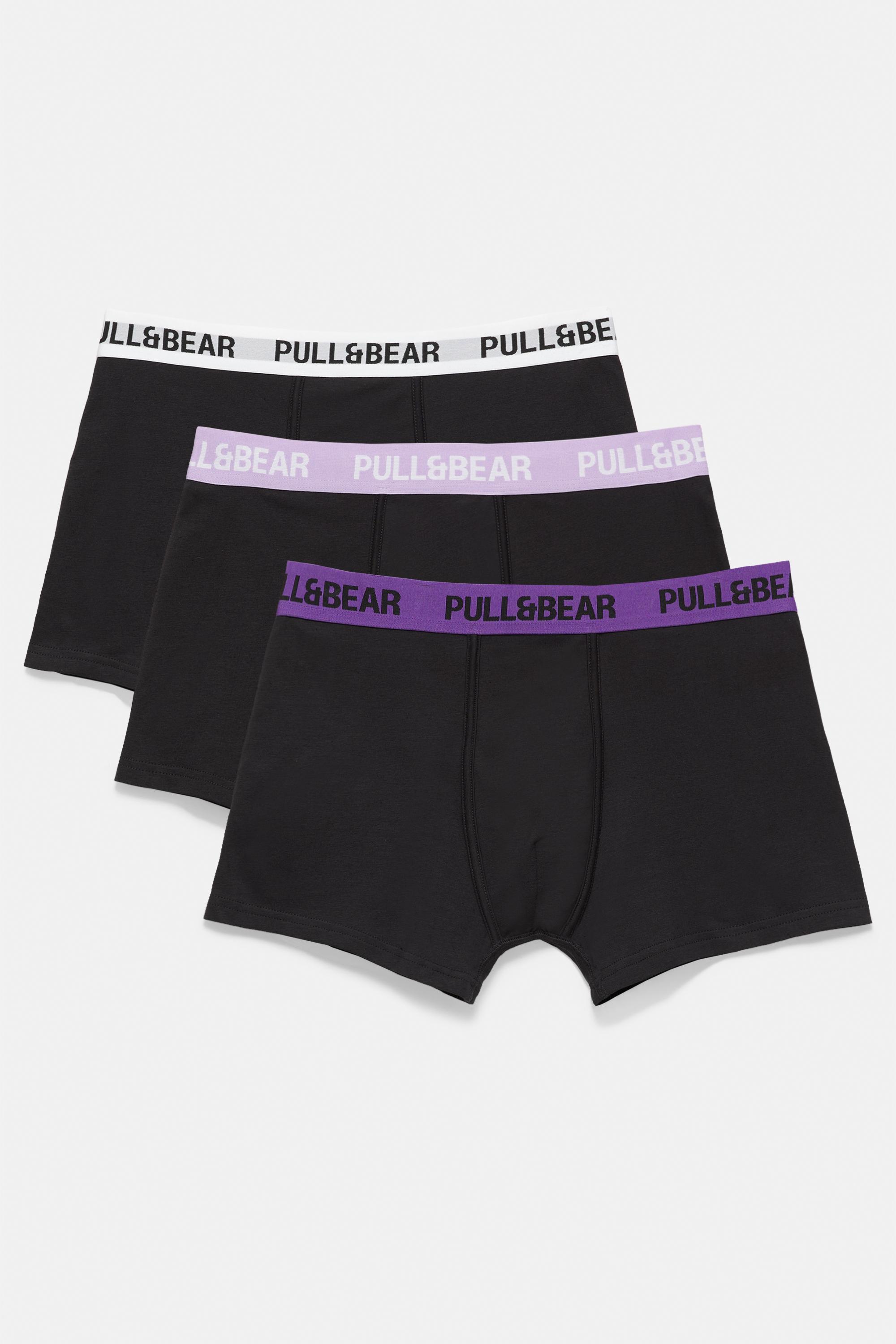 Pack De 3 Boxers Com Cintura Lilás