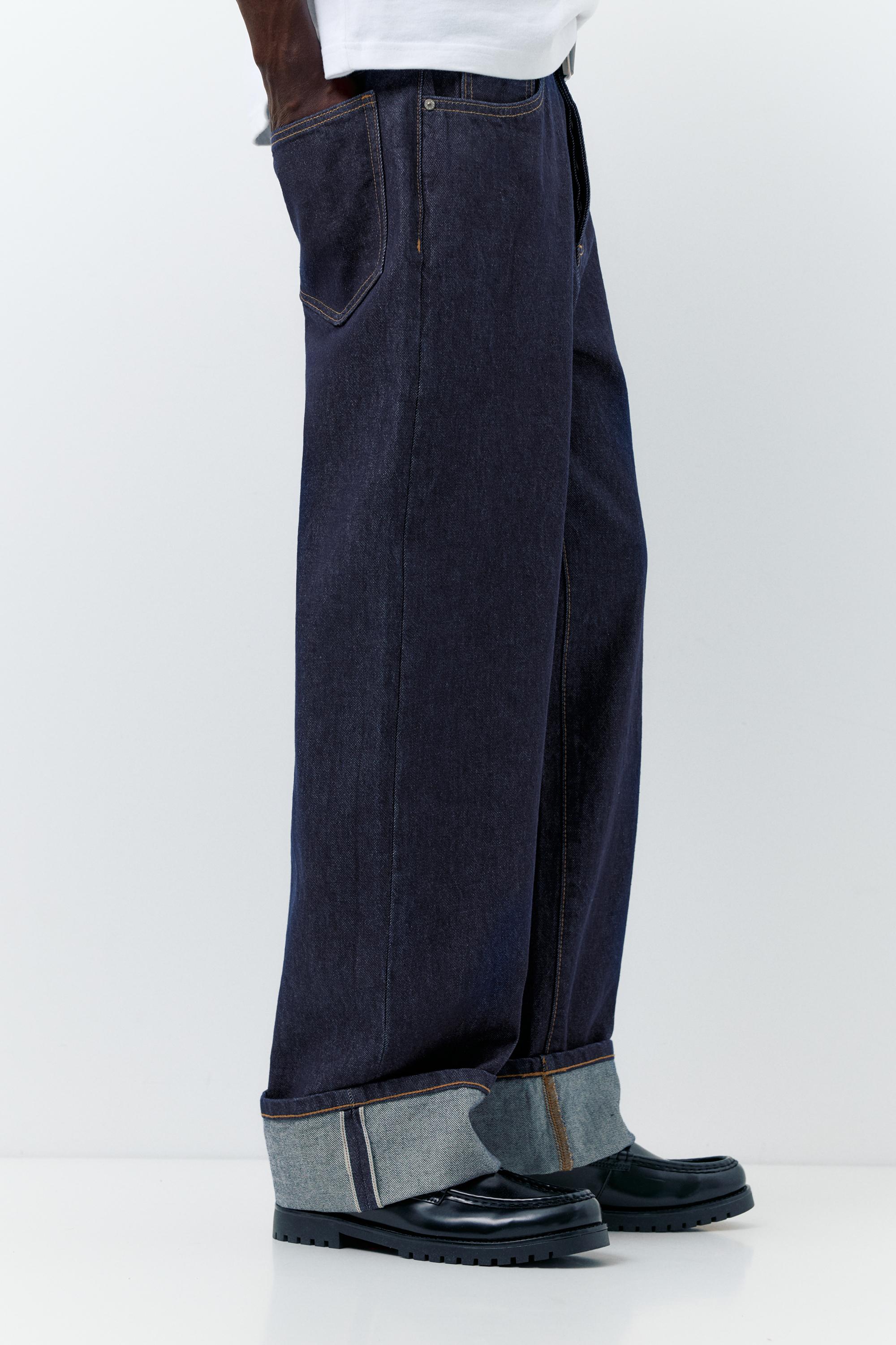 Selvedge straight fit jean - Görsel 35