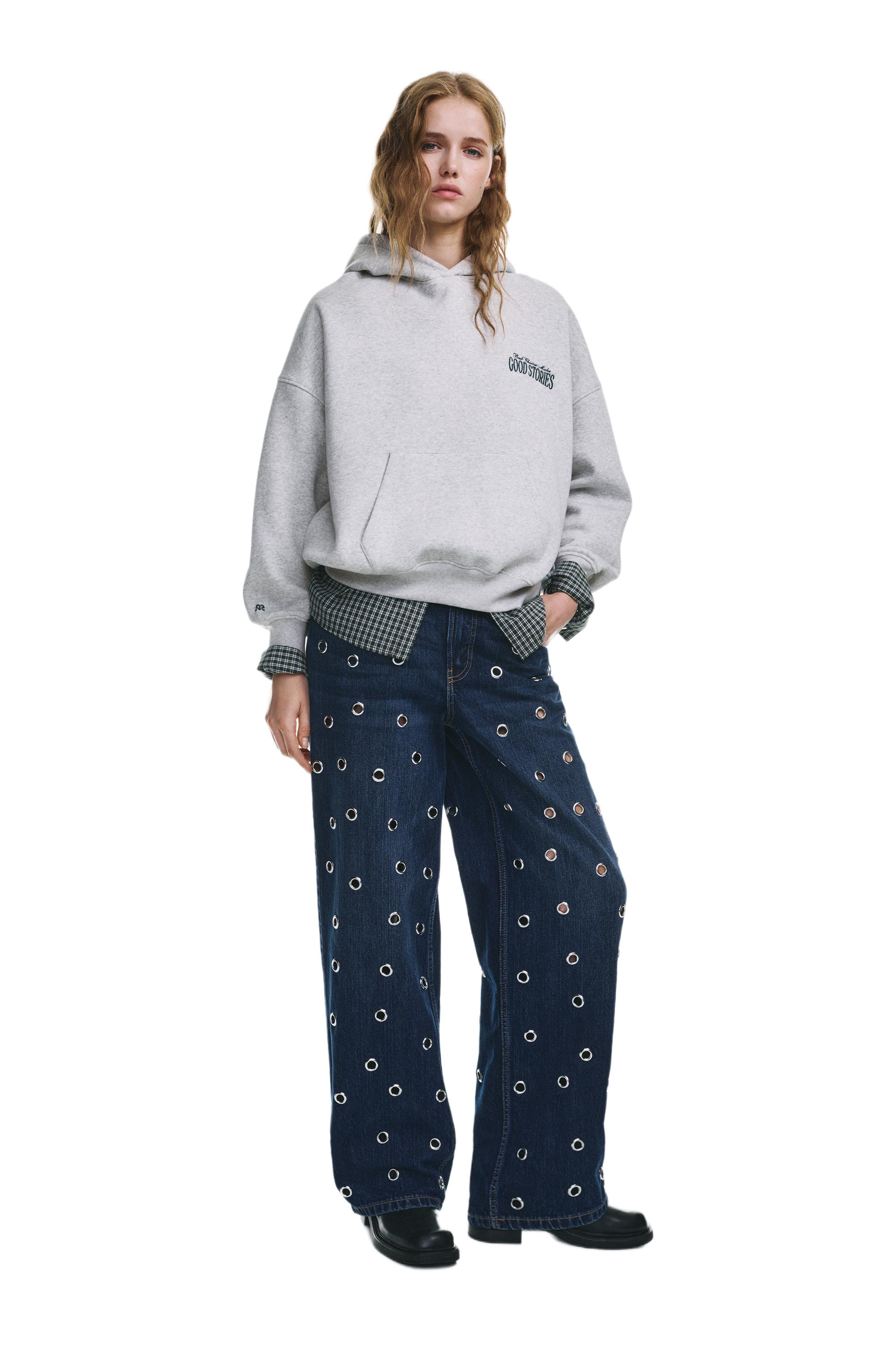 Good Stories kapüşonlu sweatshirt - Görsel 16