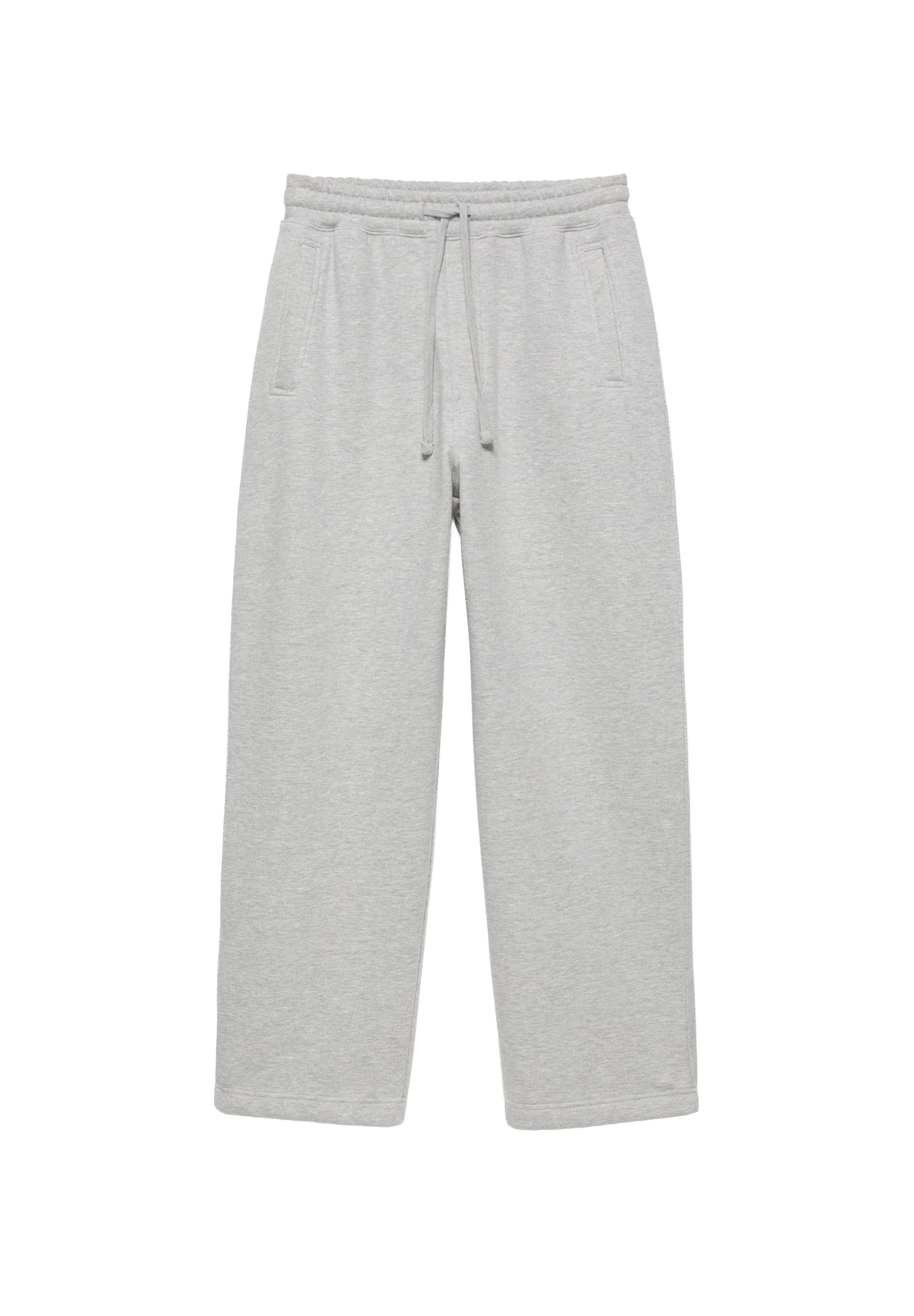 Baggy joggers — Grey marl