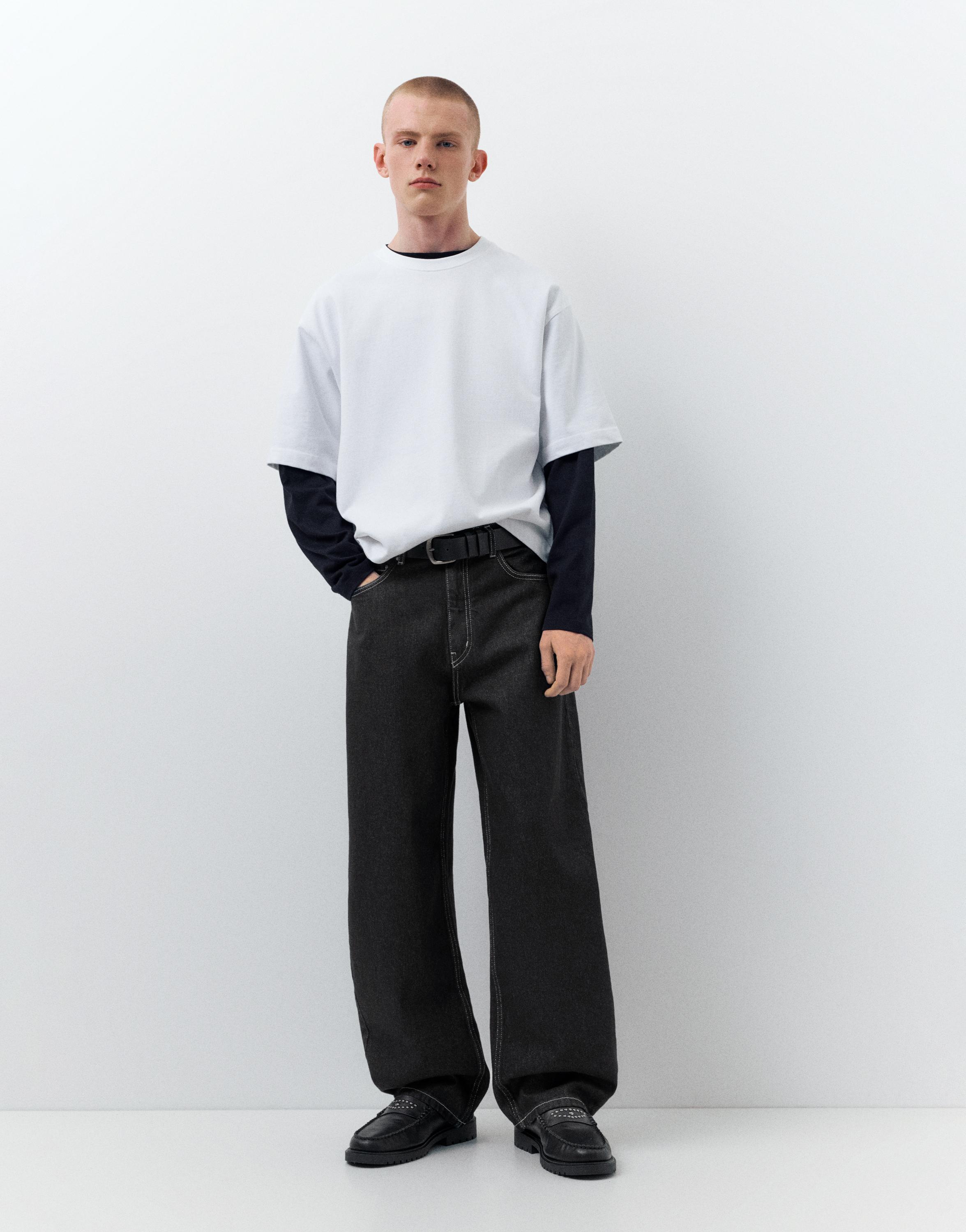 Baggy balloon jeans — Black