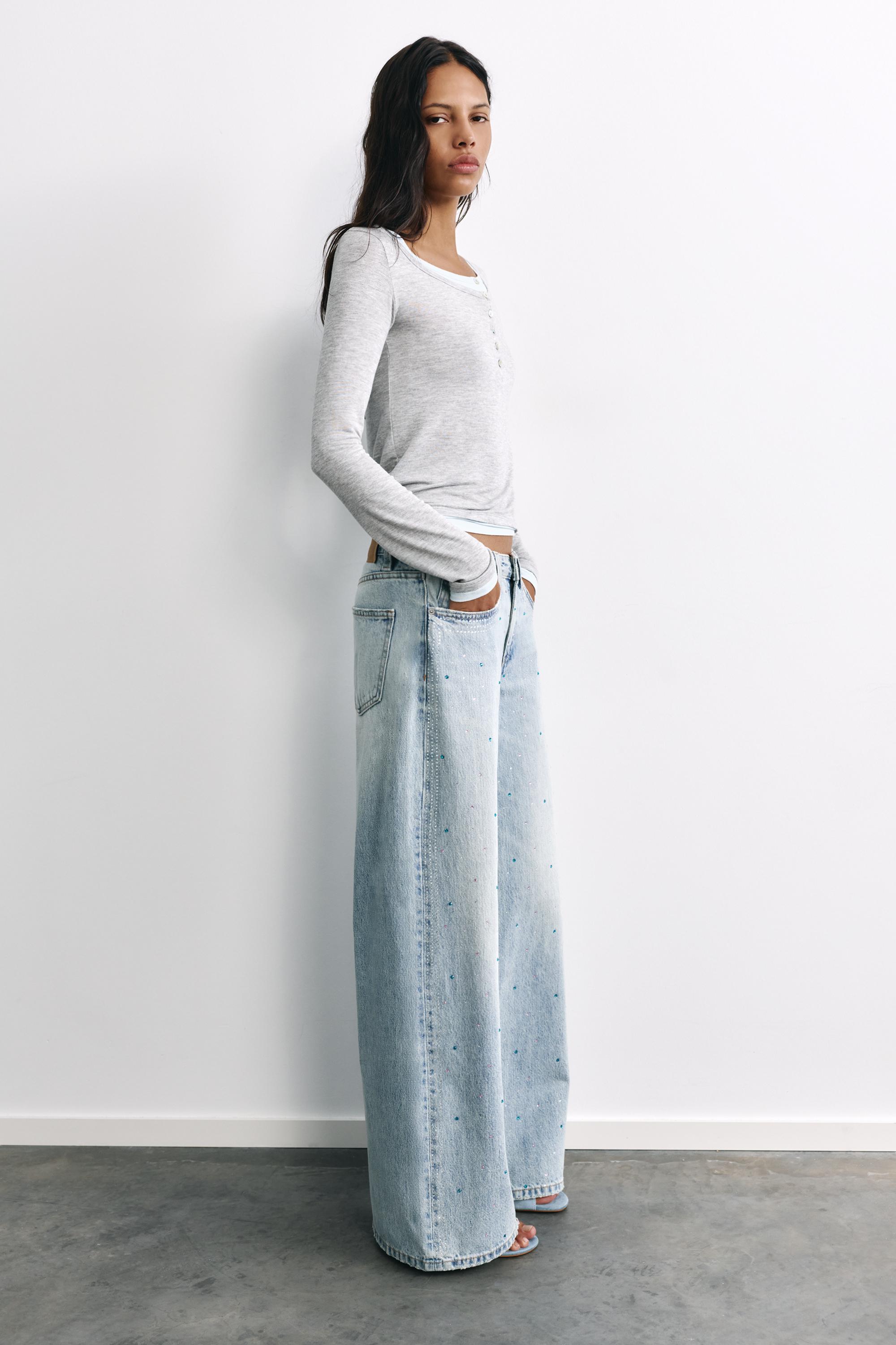 Buttoned double-layer T-shirt — Grey marl