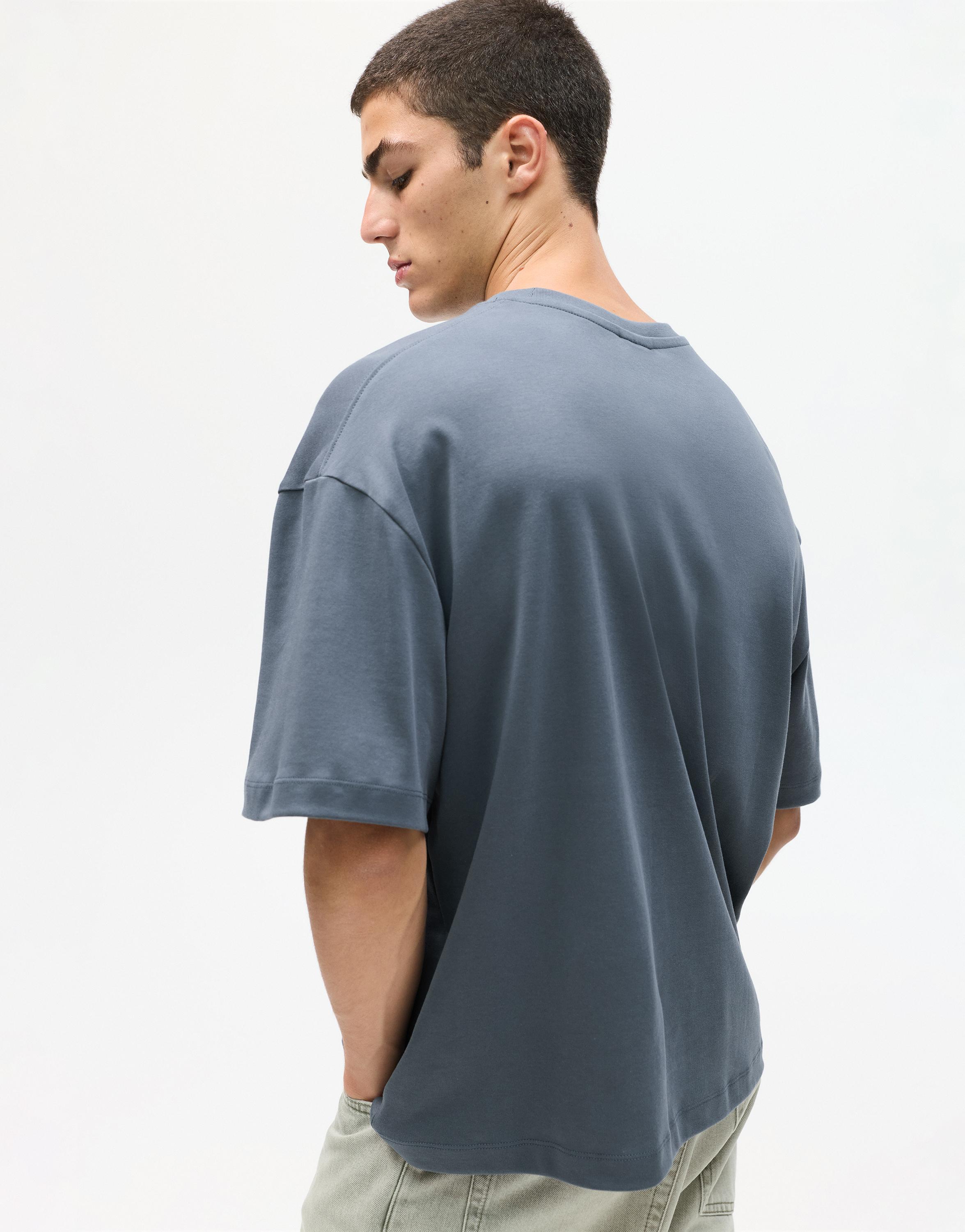 Boxy T-shirt — Blue