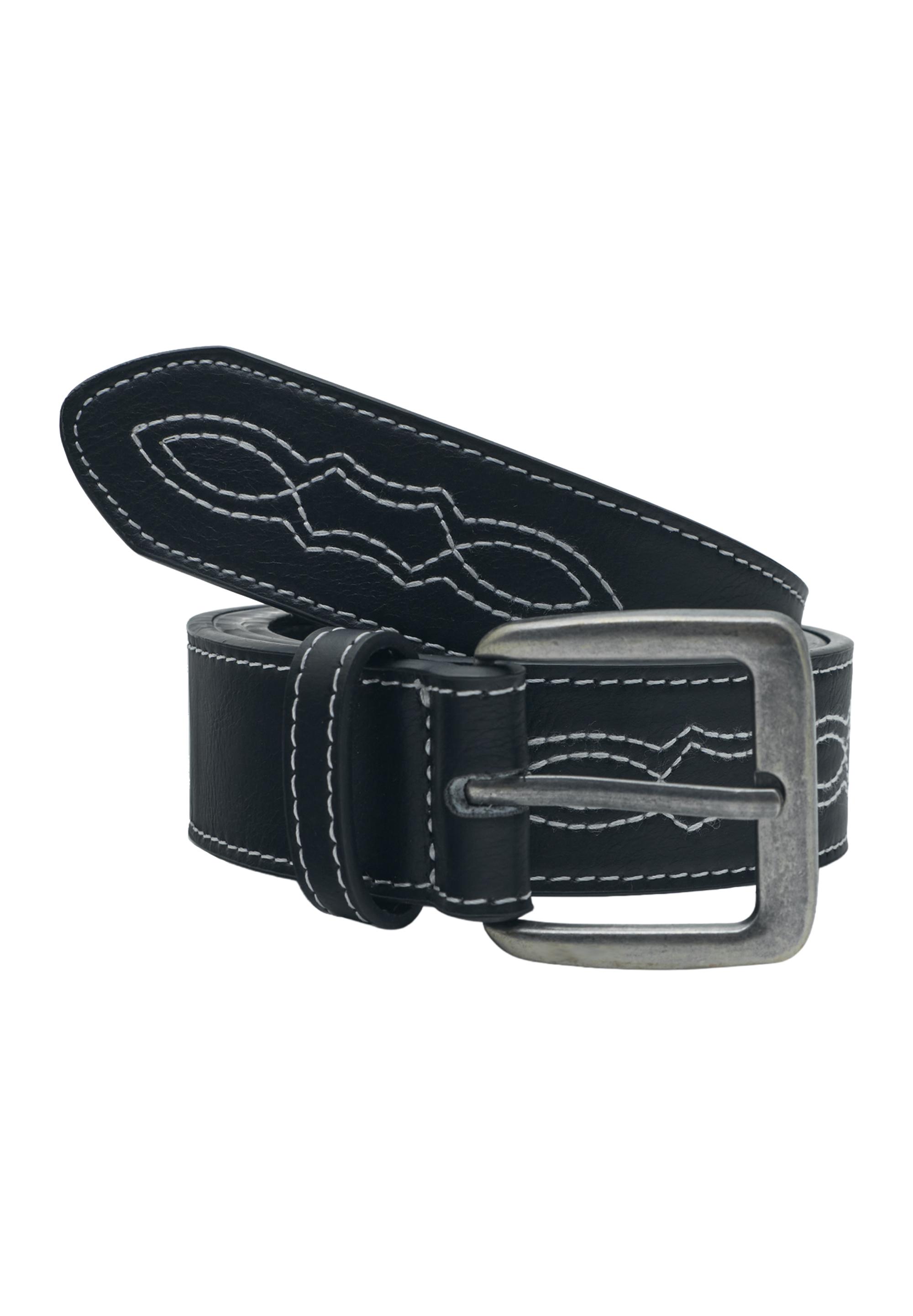 Dikiş detaylı suni deri kemer - Görsel 6