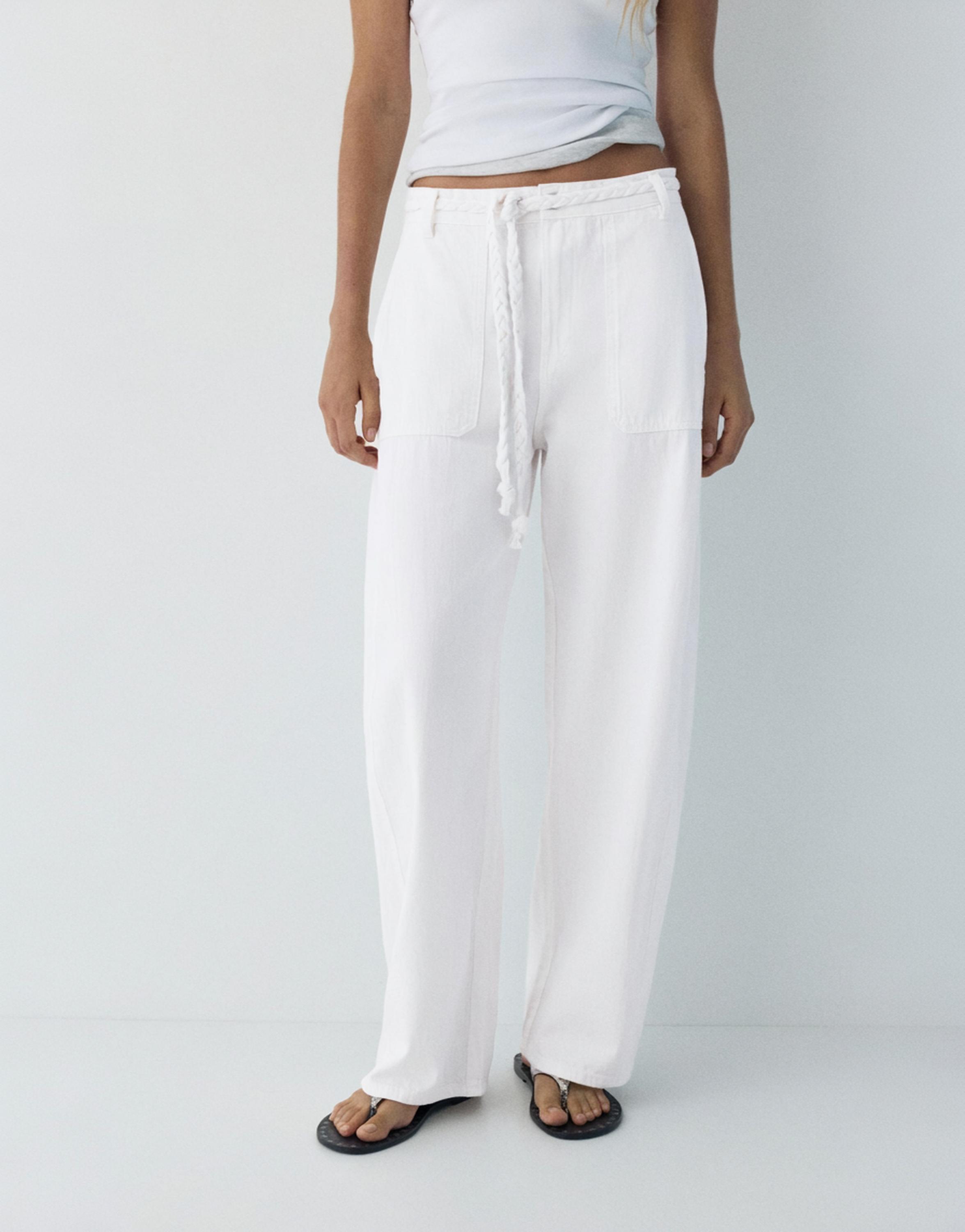 Balon bağcıklı jean - Görsel 25