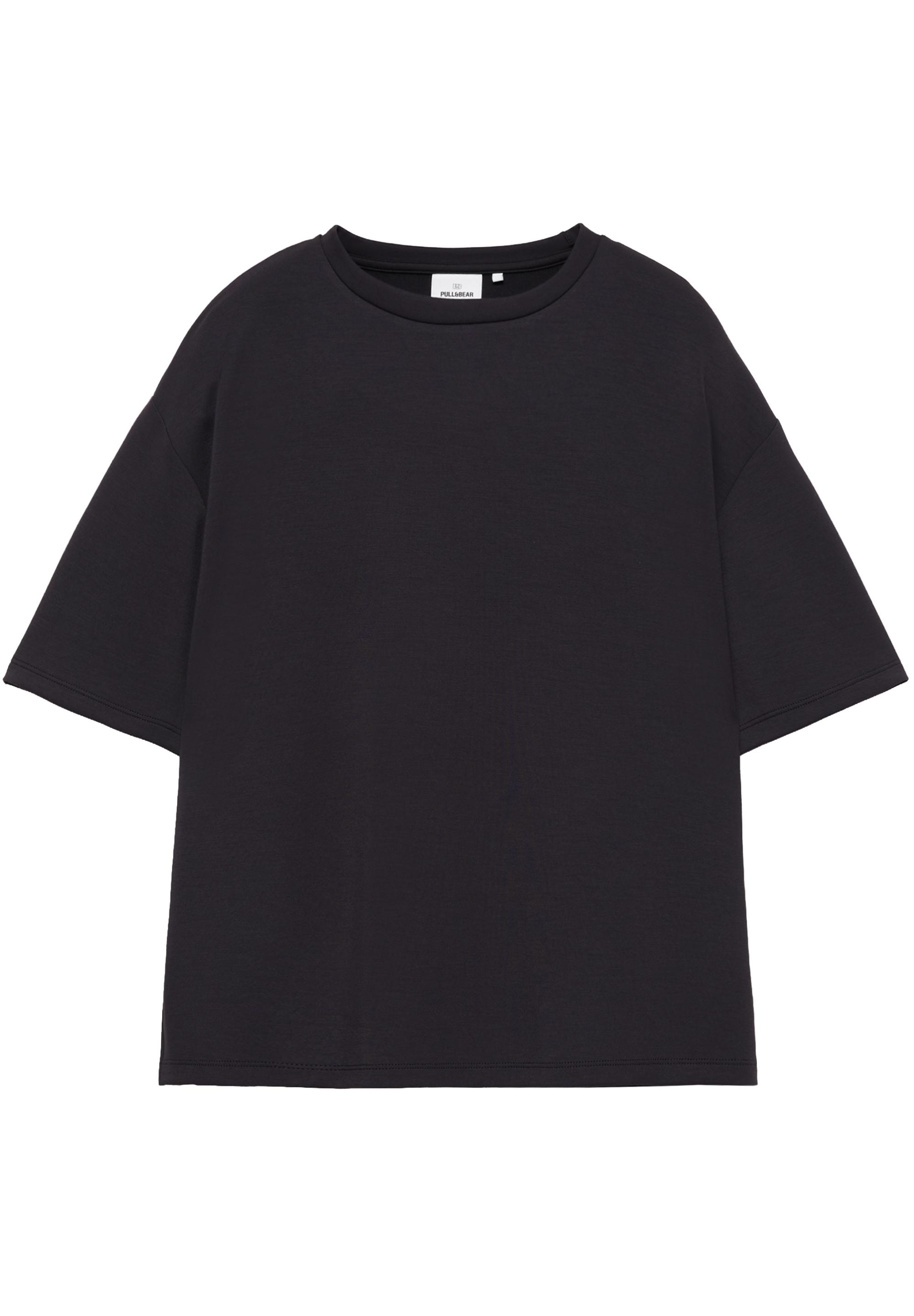 Oversize modal T-shirt — Black