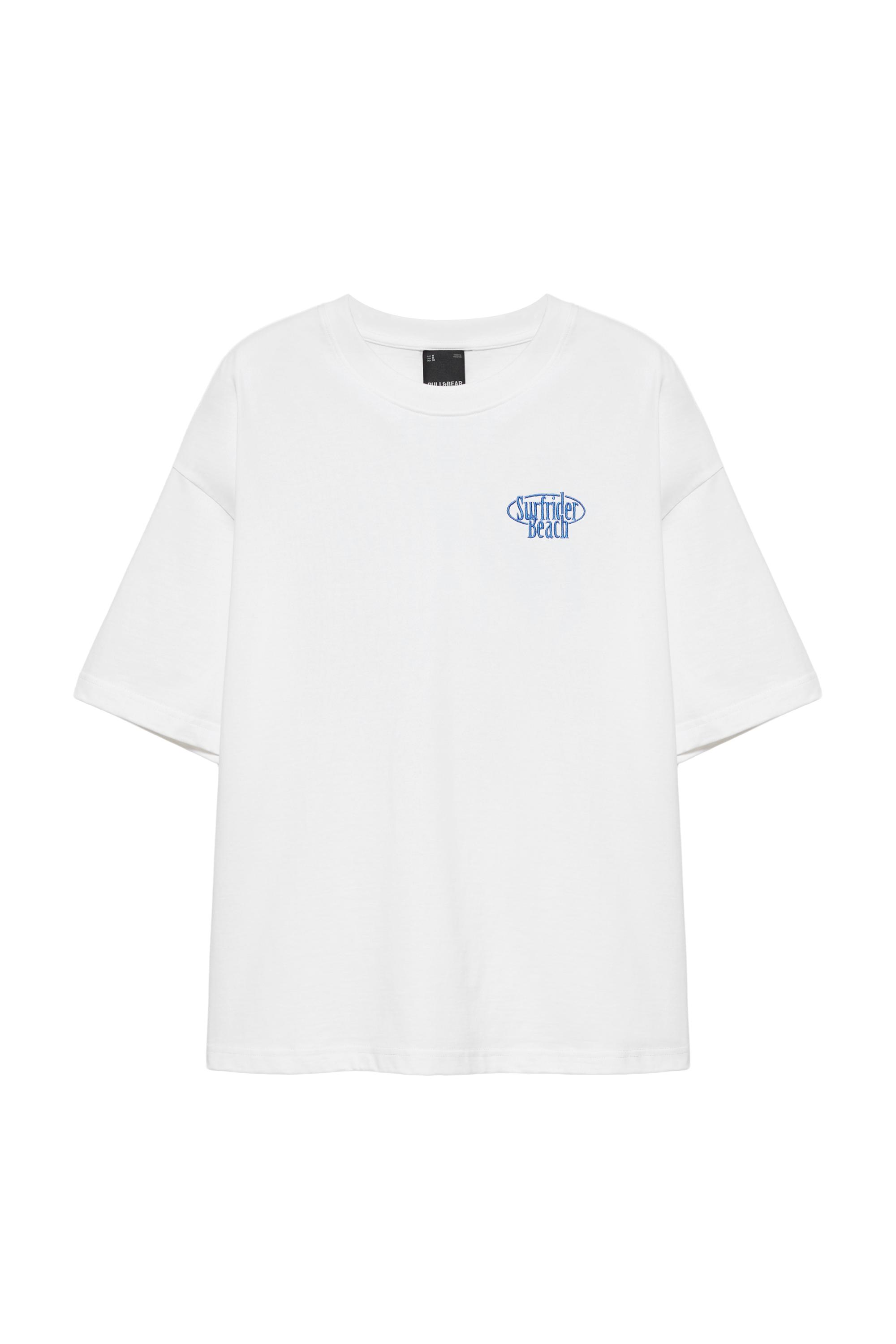Pull&Bear Surfrider Beach Tişört görsel 5