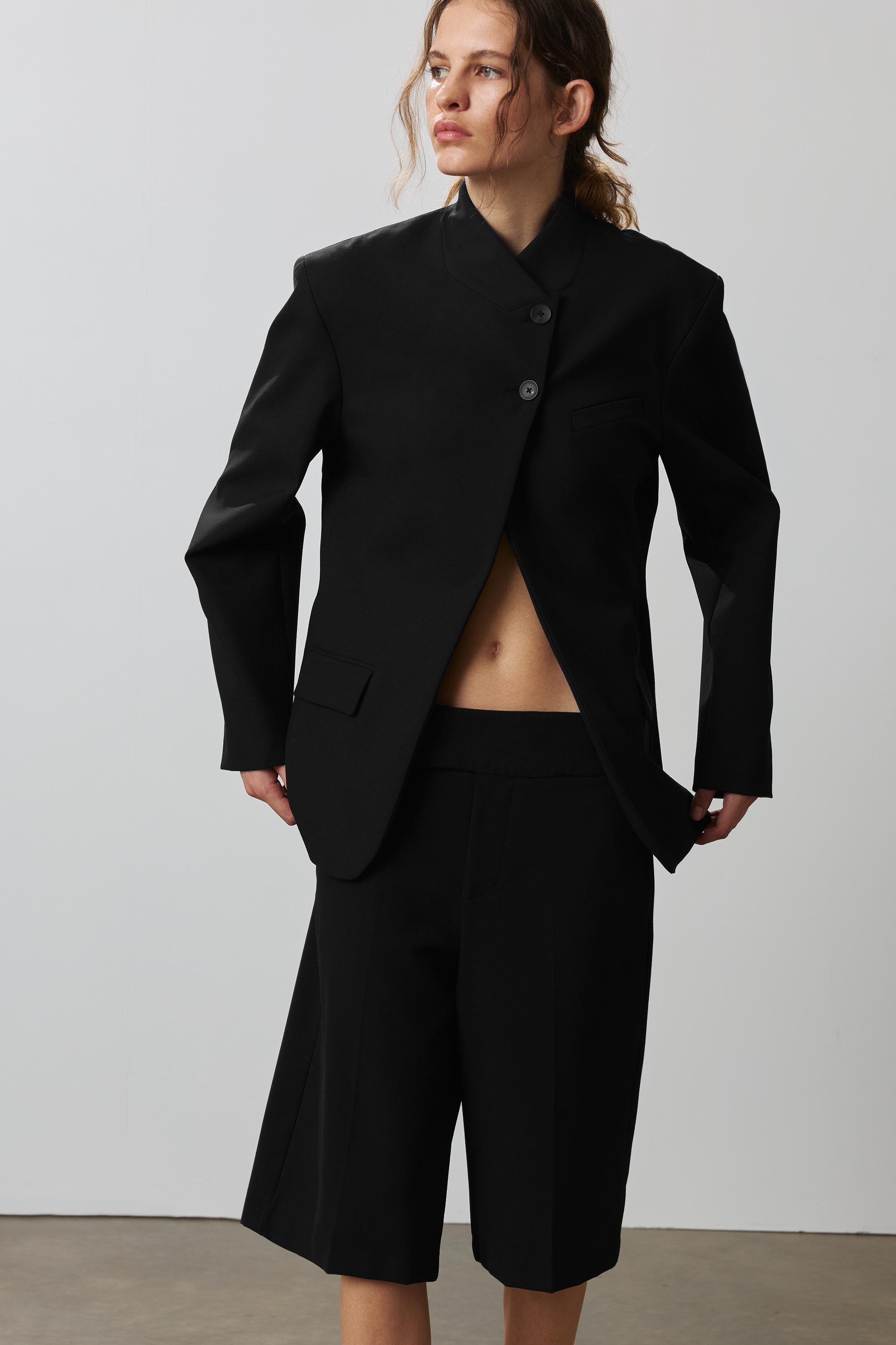 Tailored Bermuda shorts — Black