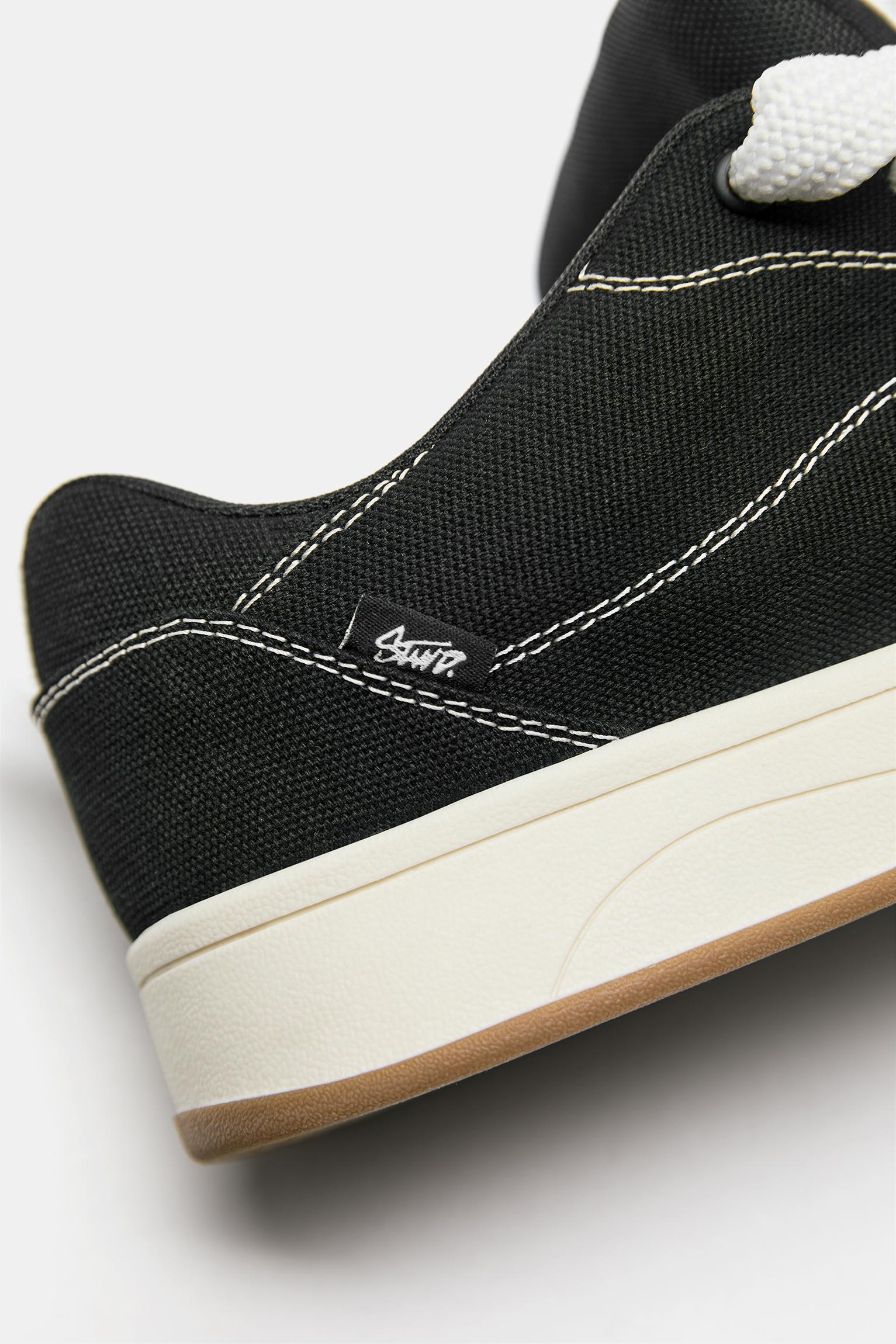 STWD skate trainers with stitching — Black