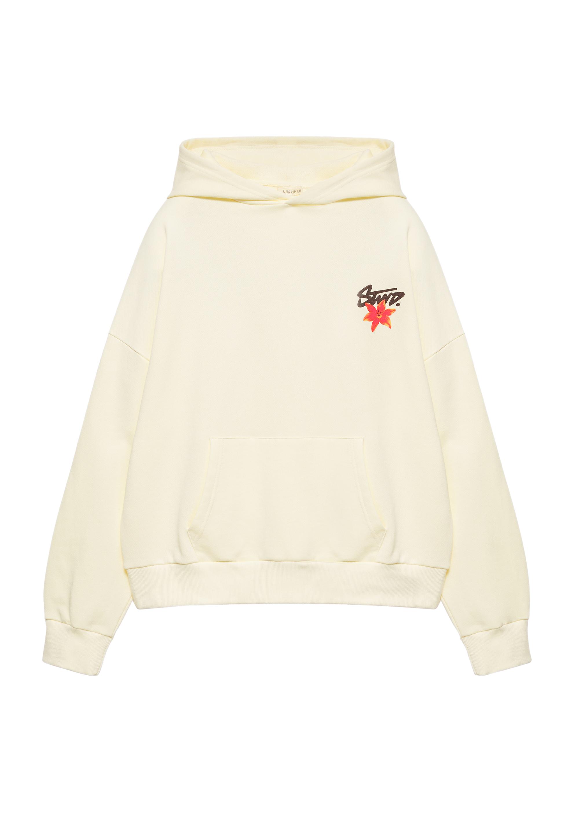 Kapüşonlu çiçekli STWD sweatshirt - Görsel 14