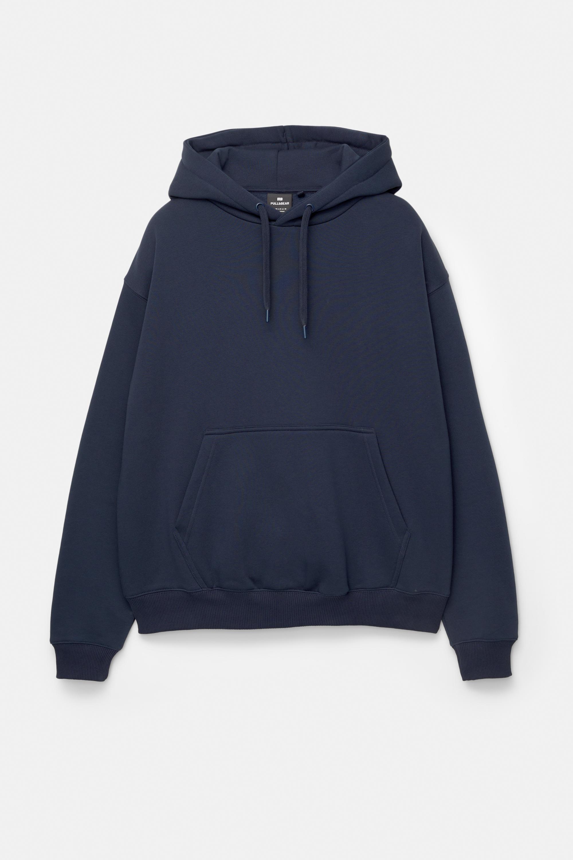 Basic kapüşonlu sweatshirt - Görsel 80