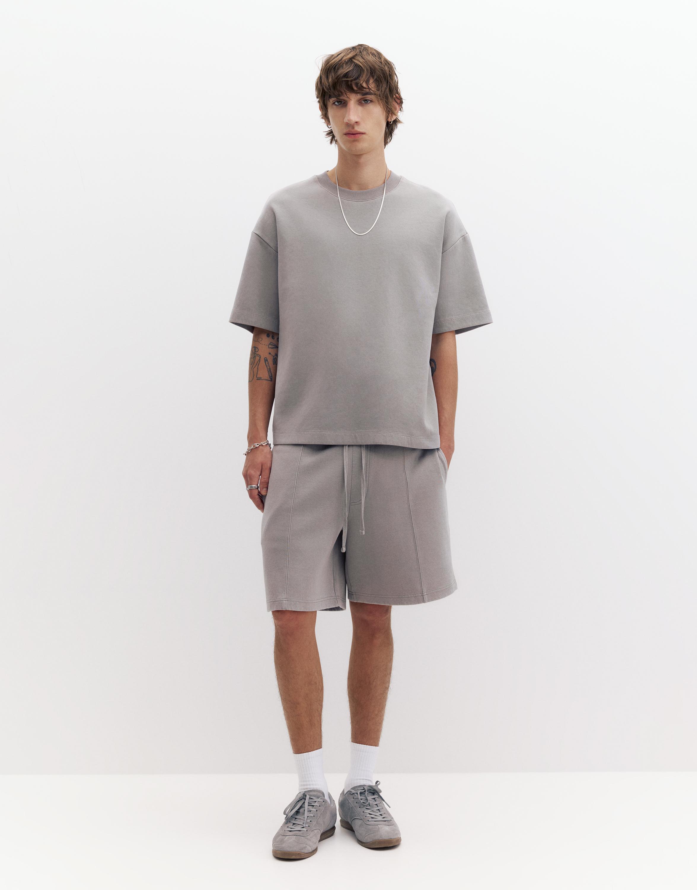 Kısa kollu interlok sweatshirt - Görsel 83