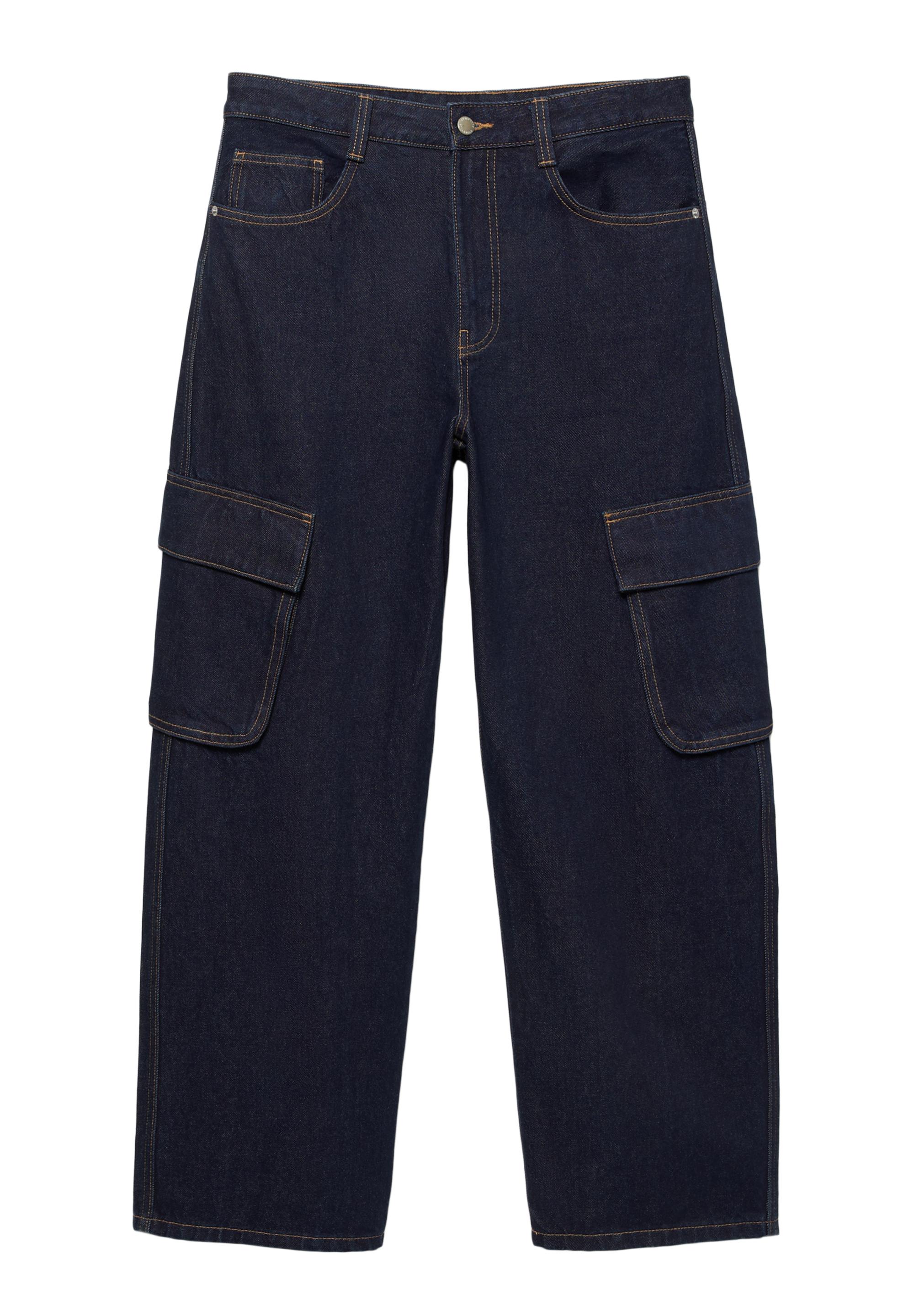 Baggy cargo jeans — Navy
