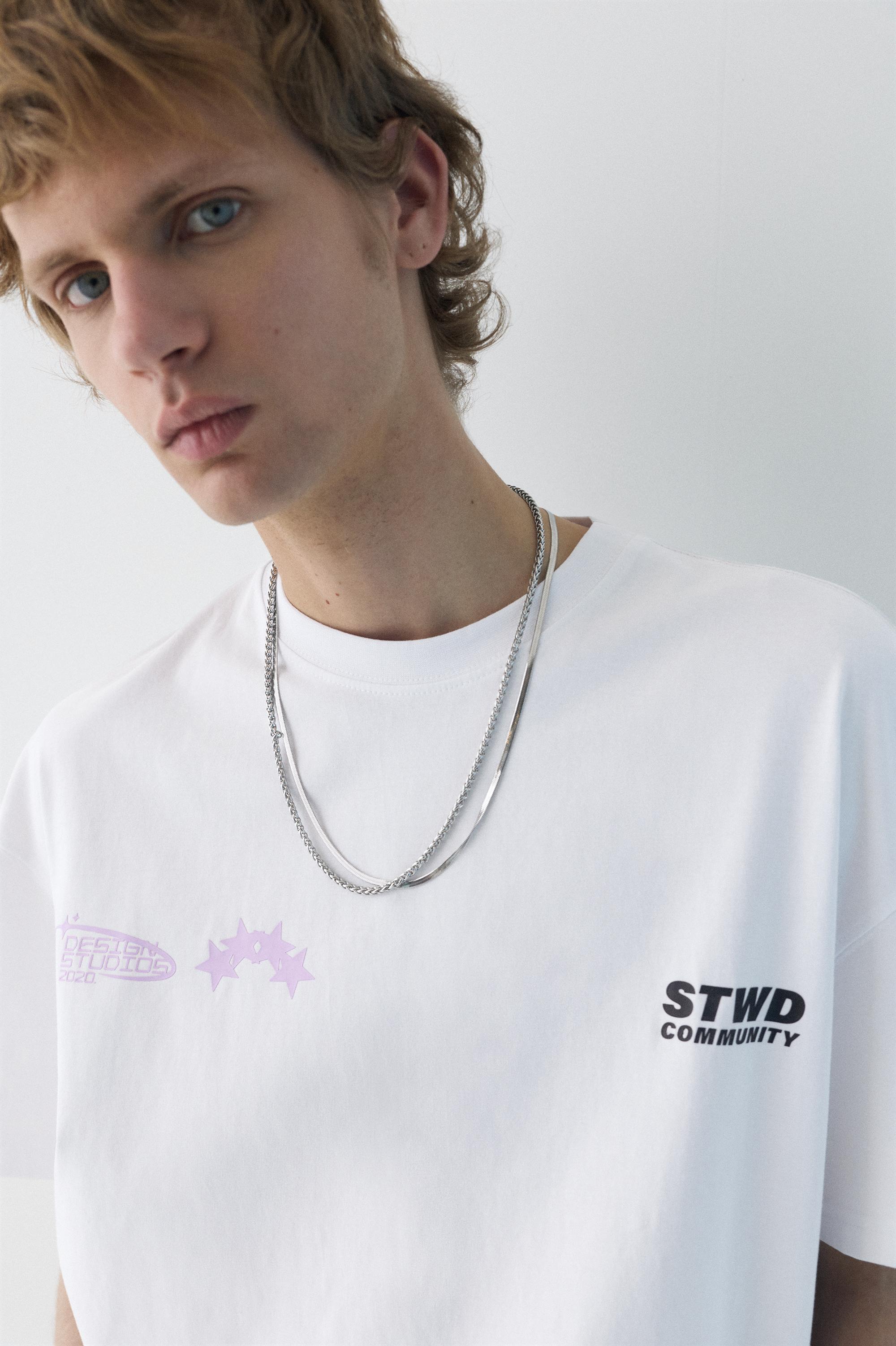 Beyaz STWD t-shirt - Görsel 8