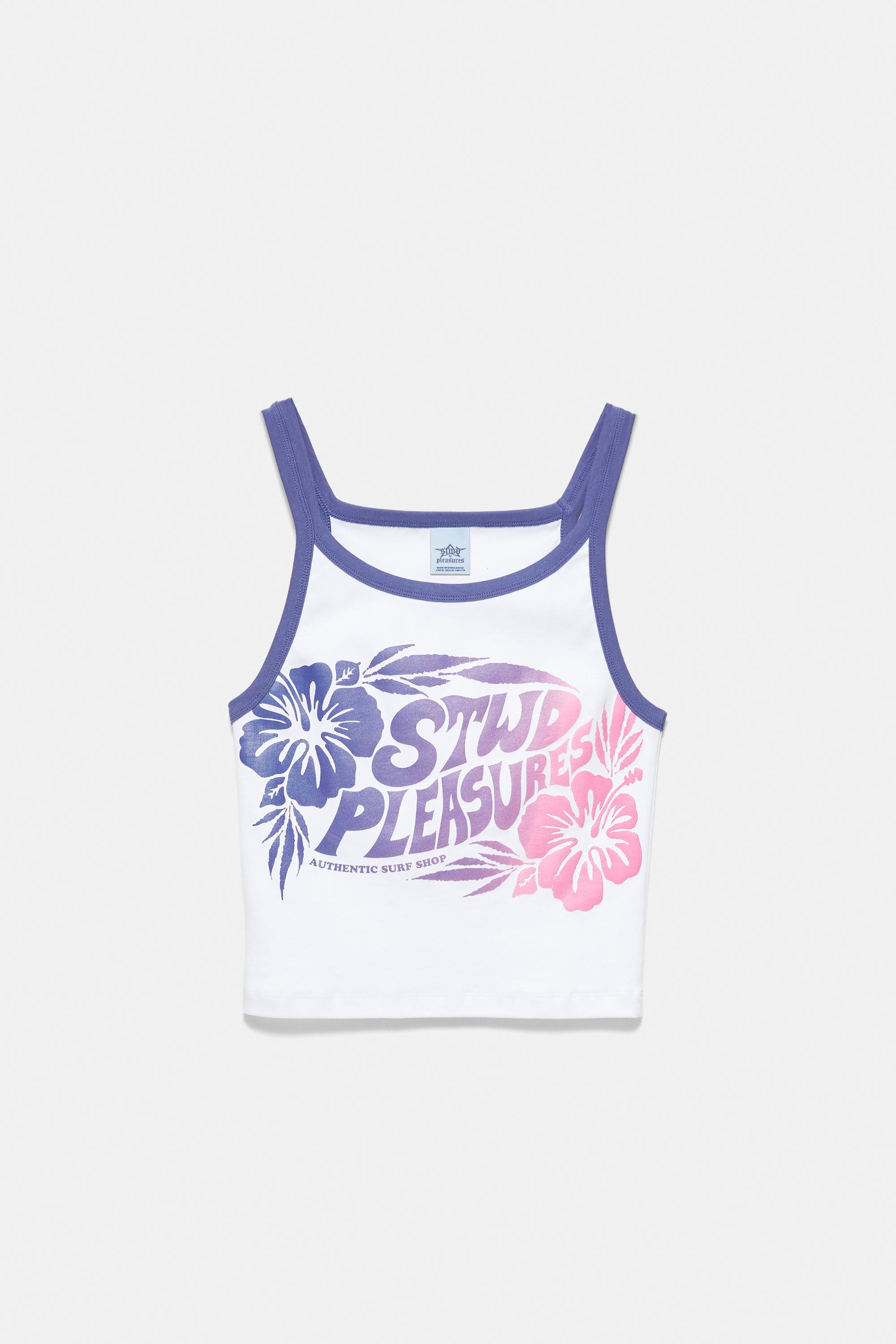 Pleasures x STWD tank top — White