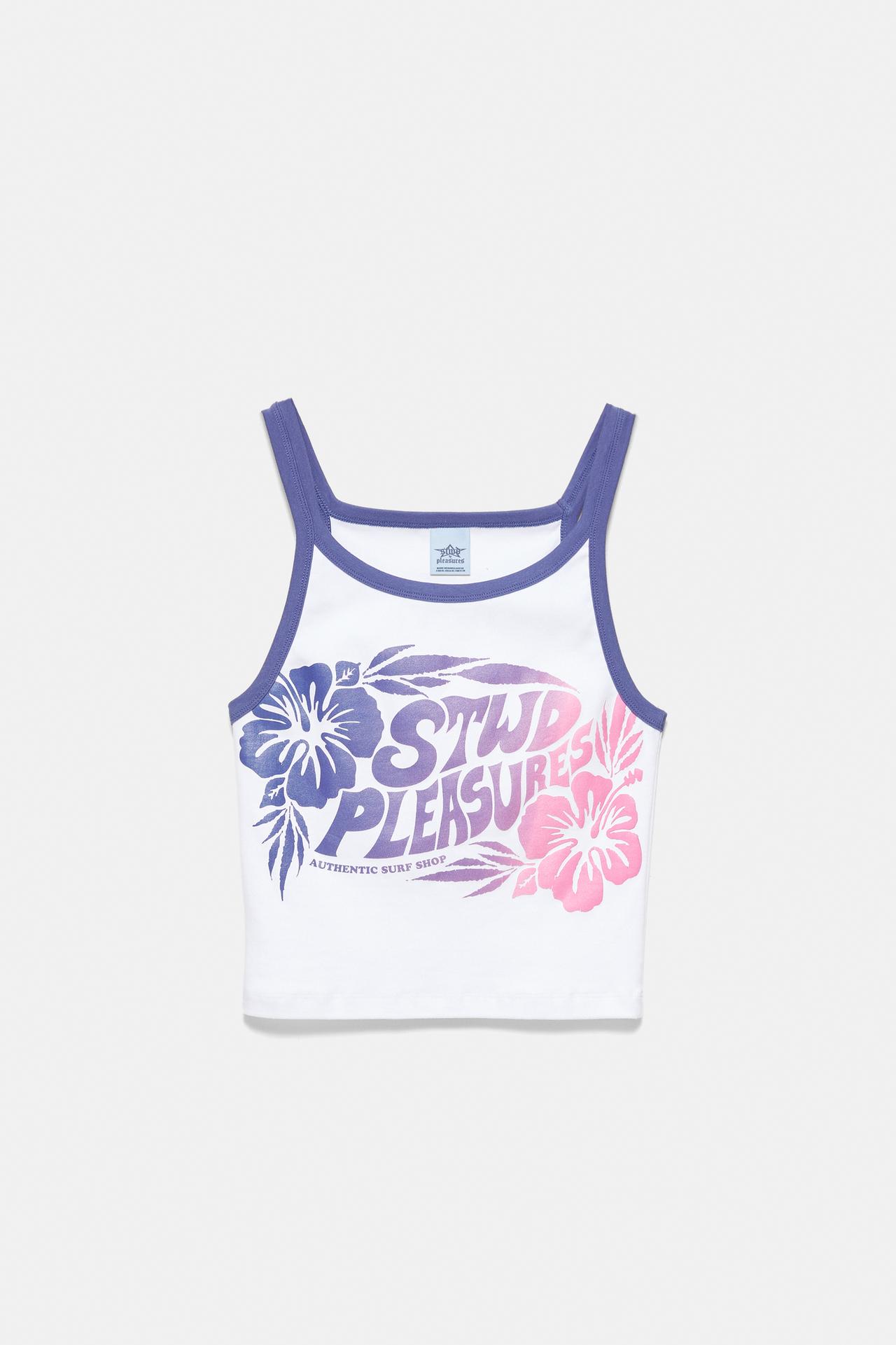 Pleasures x STWD tank top — White