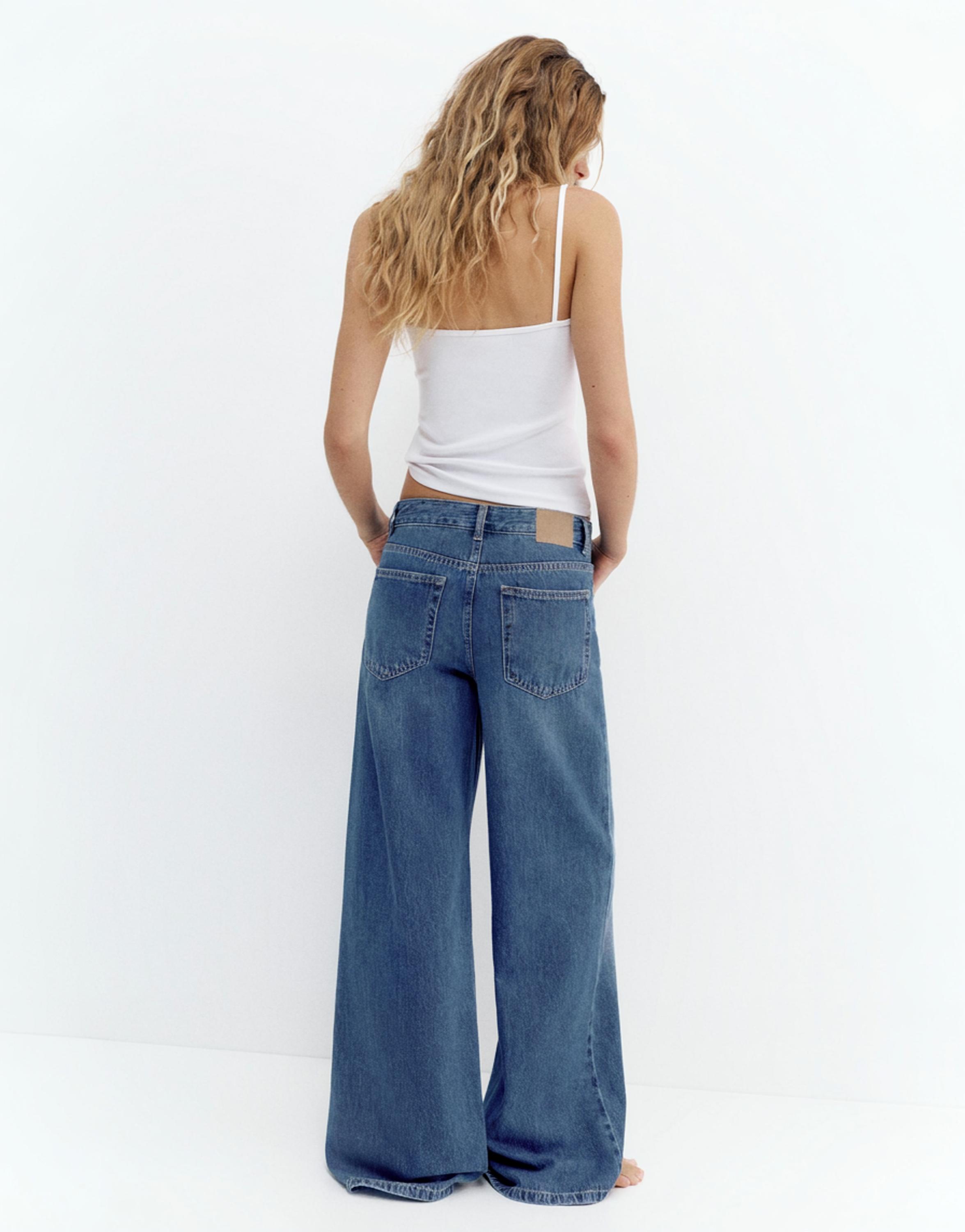 Oversize baggy jeans — Dark blue