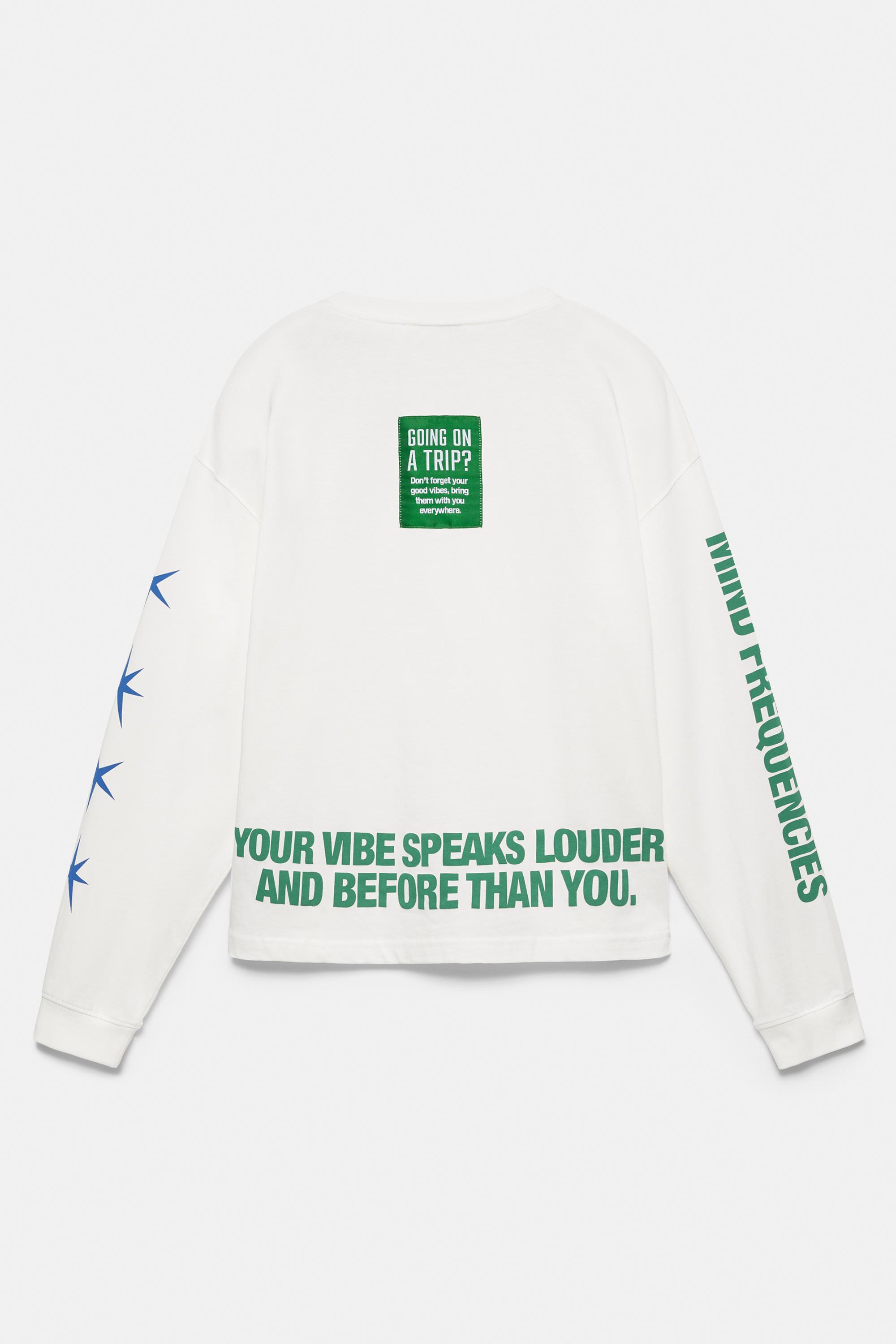 STWD long sleeve T-shirt — White
