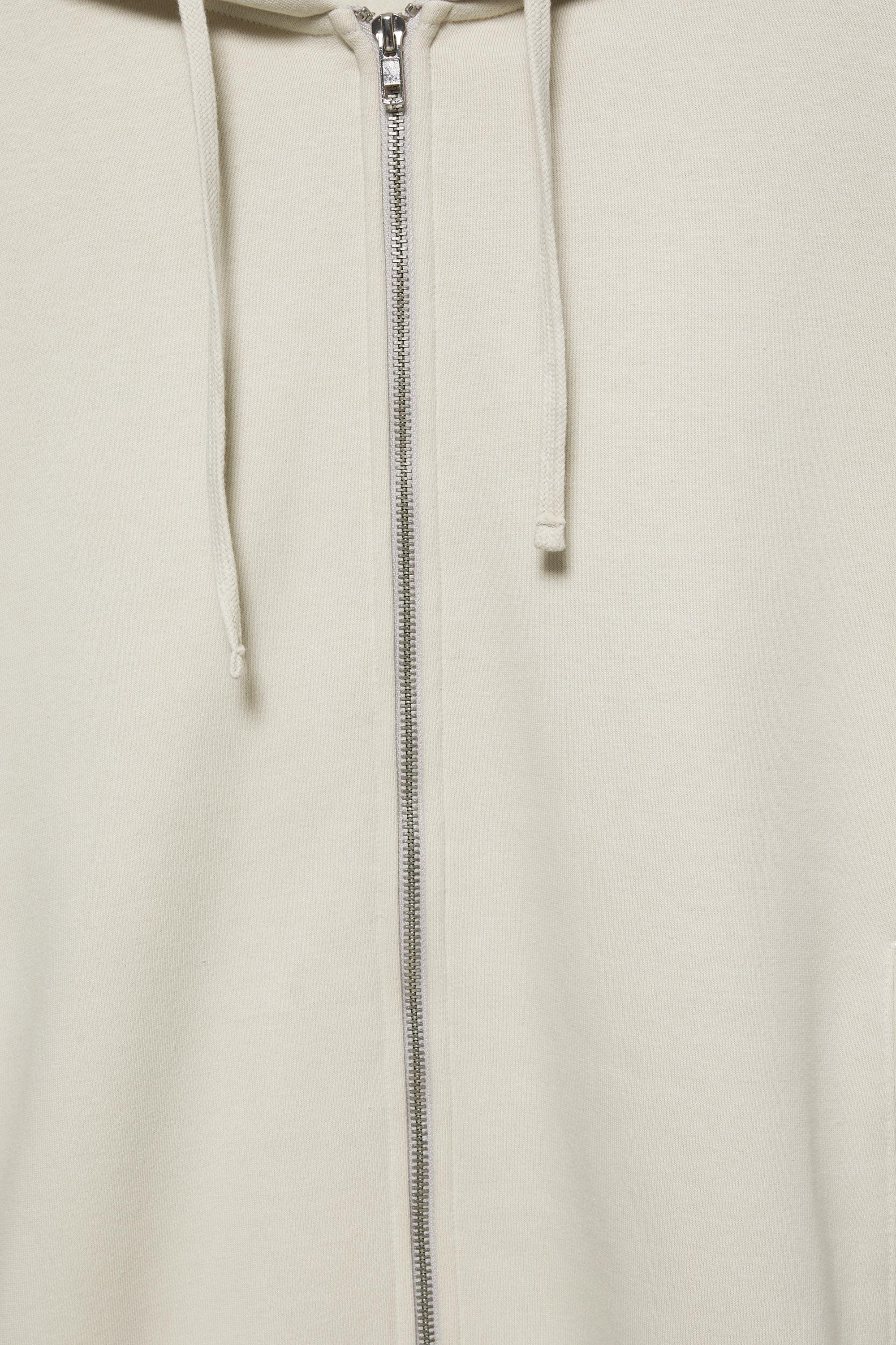 Zip-up hoodie — Ash