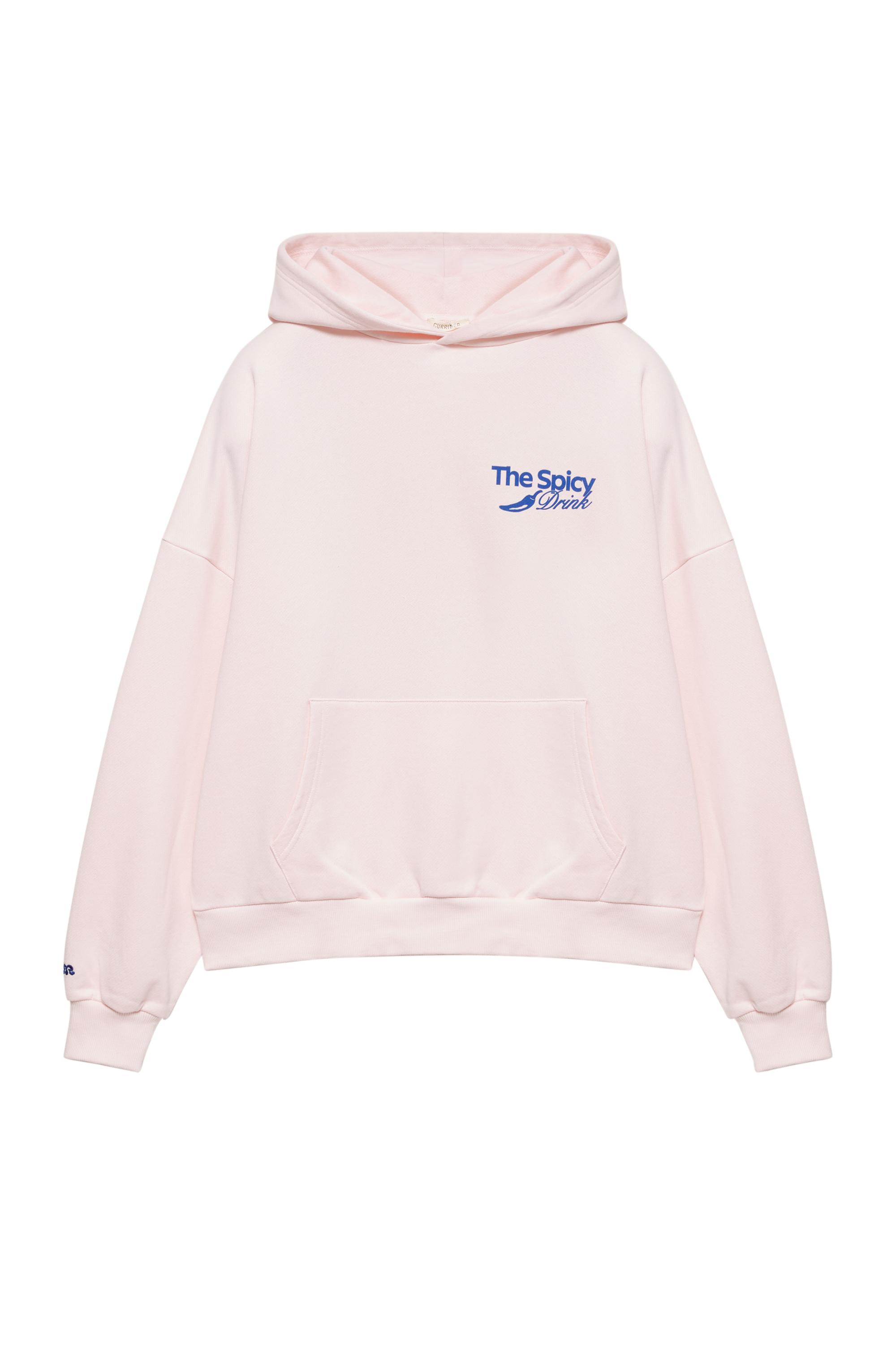 Kapüşonlu grafik baskılı sweatshirt - Görsel 4
